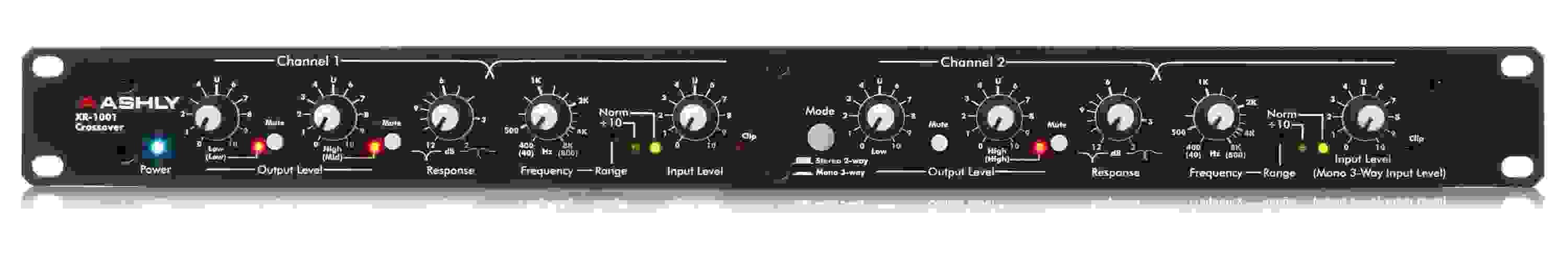 Ashly XR1001 2-Way Stereo 3-Way Mono Crossover