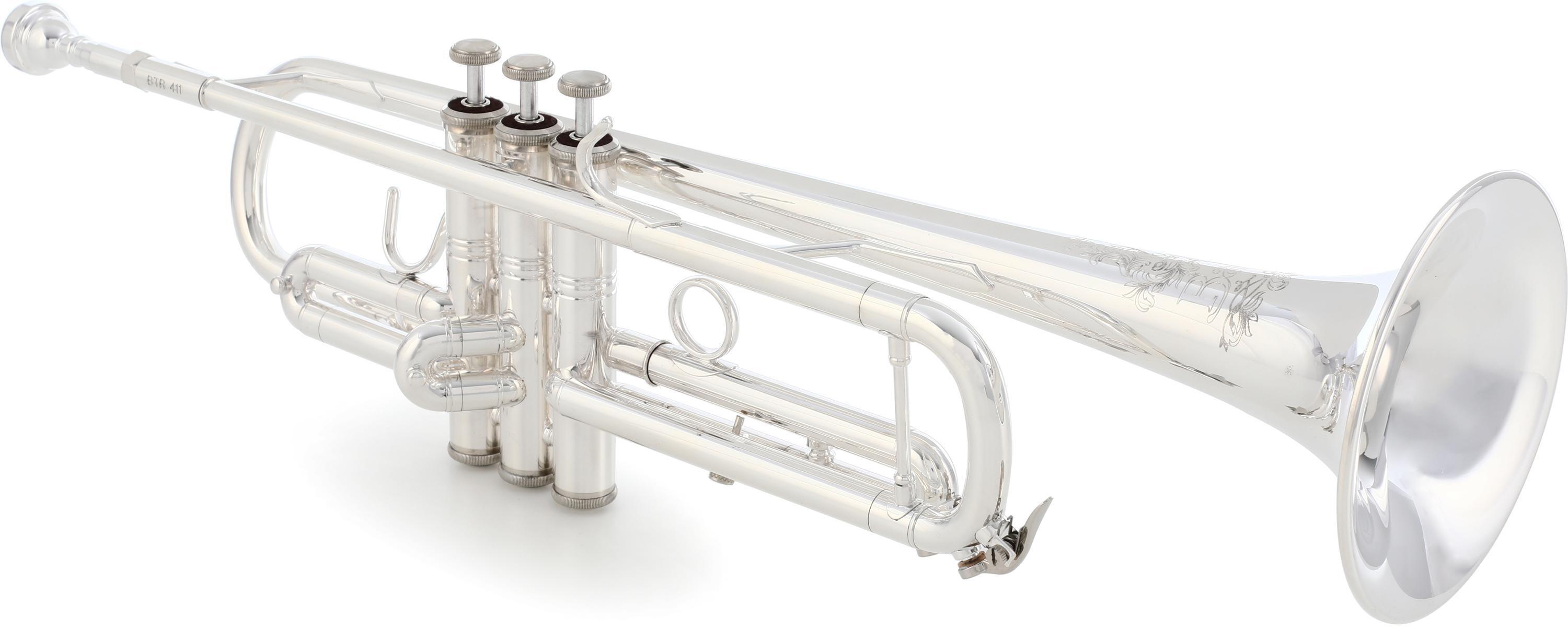 Bach TR411S Intermediate Bb Trumpet Silver-plated Sweetwater
