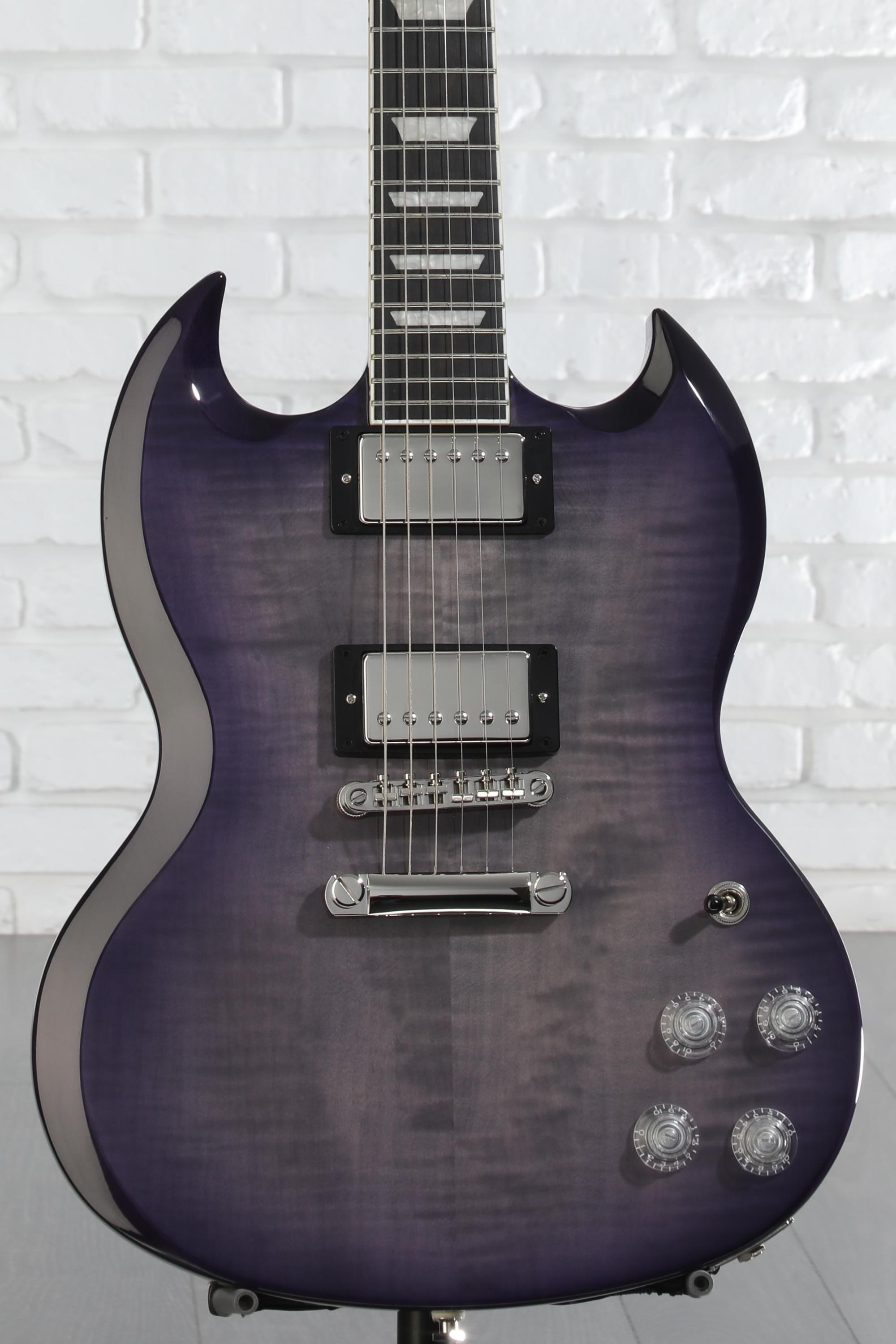 Epiphone SG Modern Figured Electric Guitar - Purple Burst