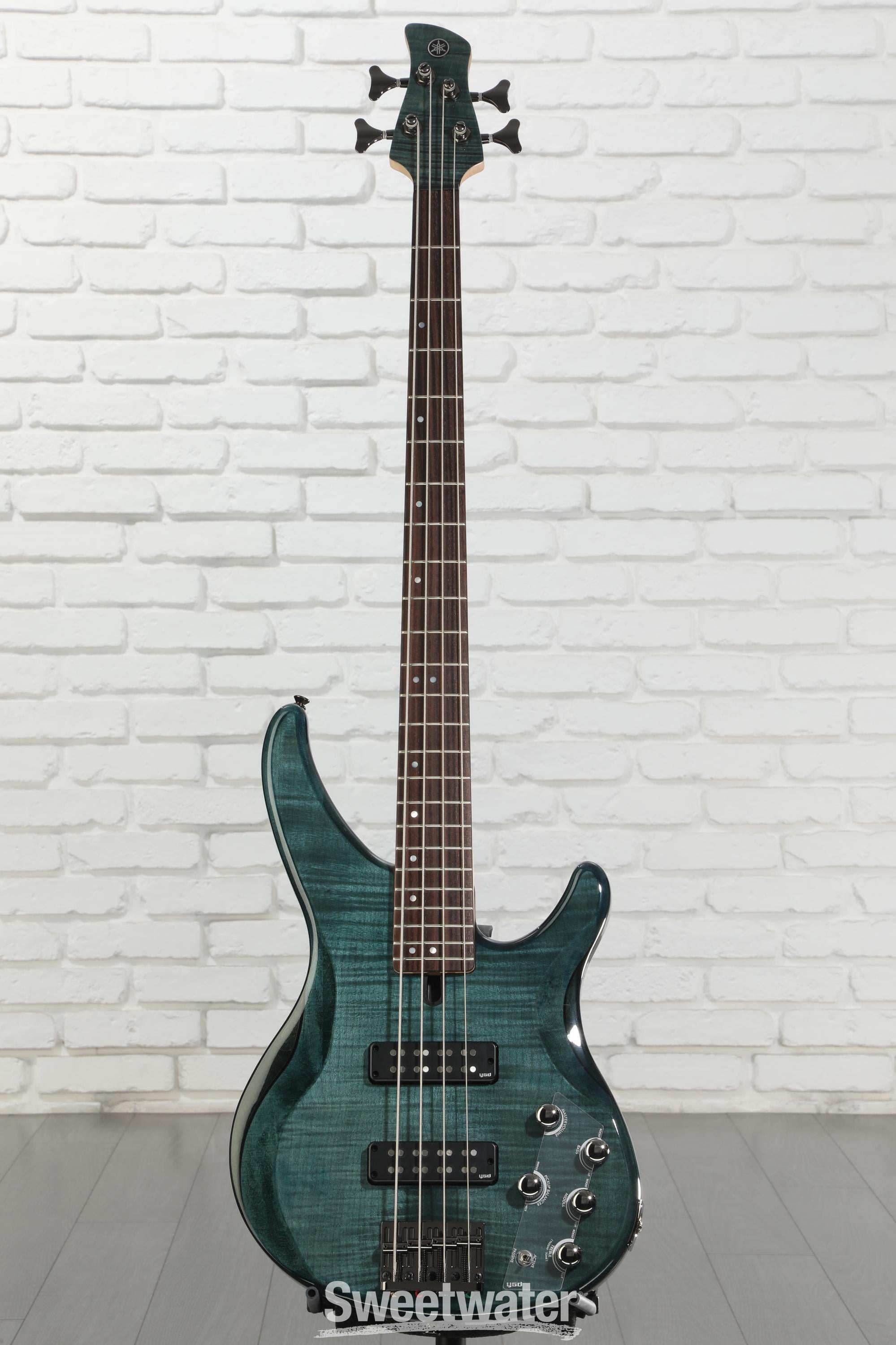 美品　Yamaha trbx604 fm インディゴブルー Yamaha TRBX604FM 4-string Bass Guitar - Indigo Blue | Sweetwater