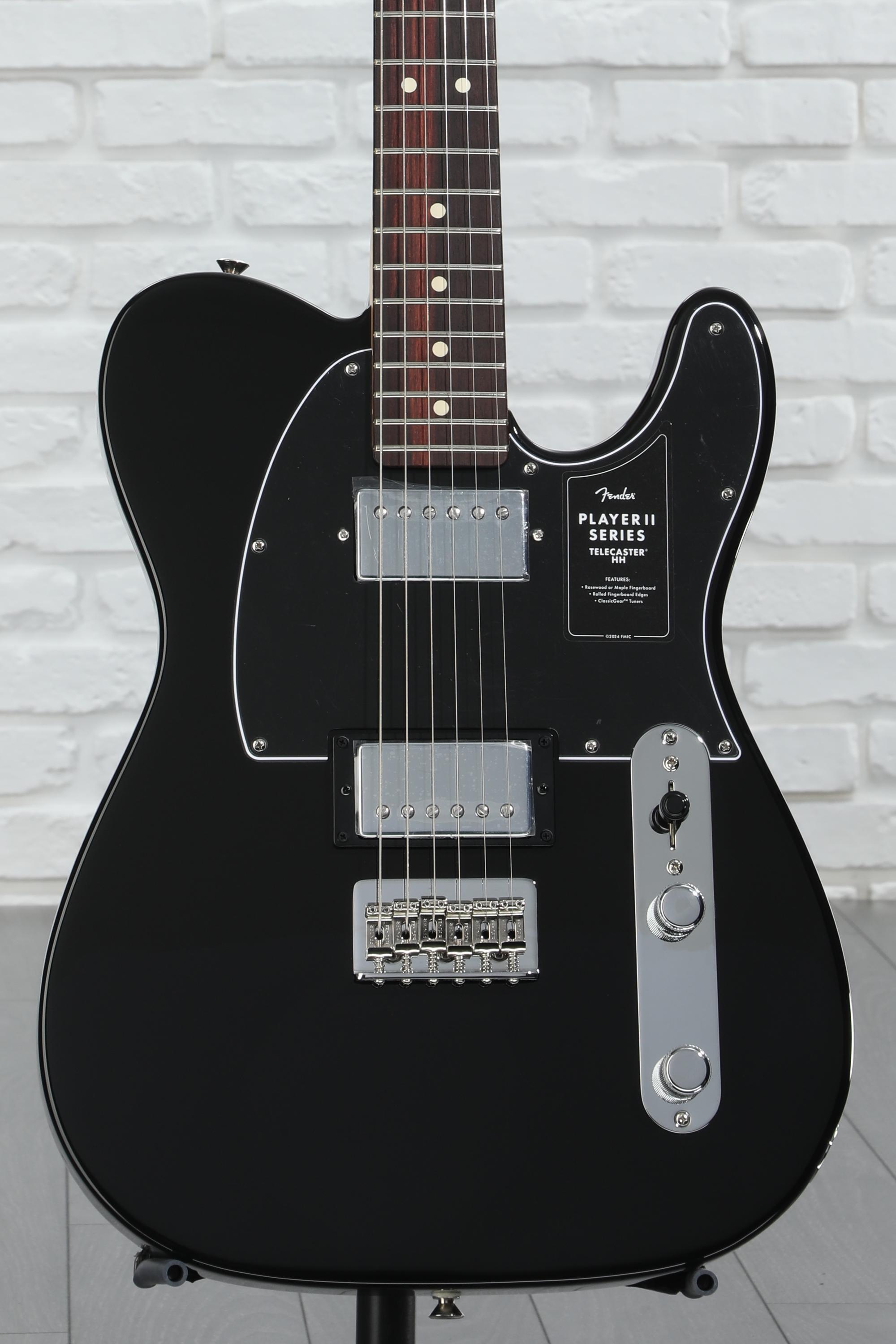 Fender Player II Telecaster HH Electric Guitar - Black with