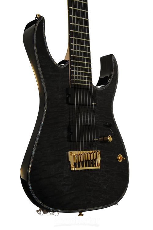 Ibanez Iron Label RG7 Exotic Wood Edition - Transparent Gray Ibanez Iron Label RG7 Exotic Wood Edition - Transparent Gray