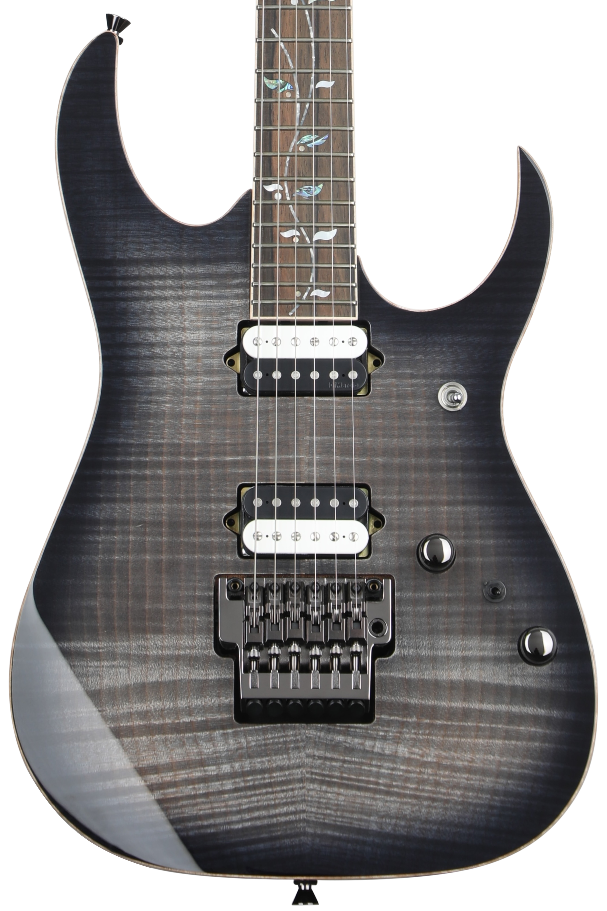 Ibanez J Custom RG8520 Electric Guitar - Black Rutile | Sweetwater