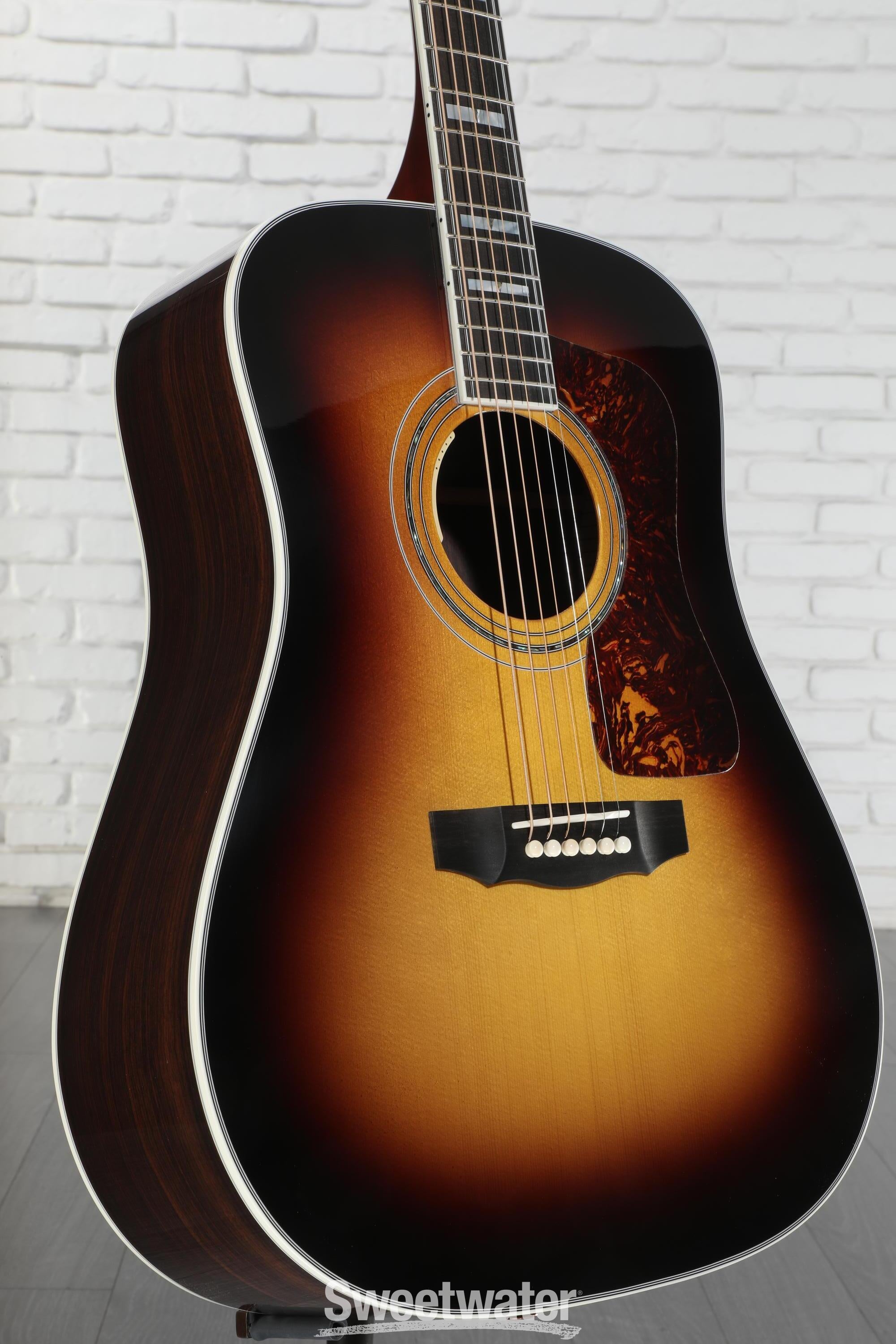 Guild D-55E Acoustic-electric Guitar - Antique Sunburst