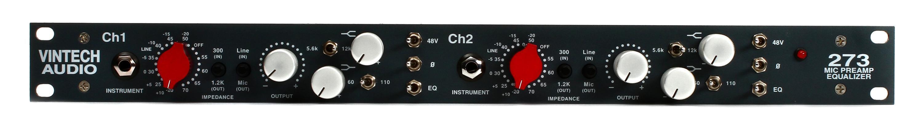 Vintech model 273 2-channel Microphone Preamp & EQ | Sweetwater