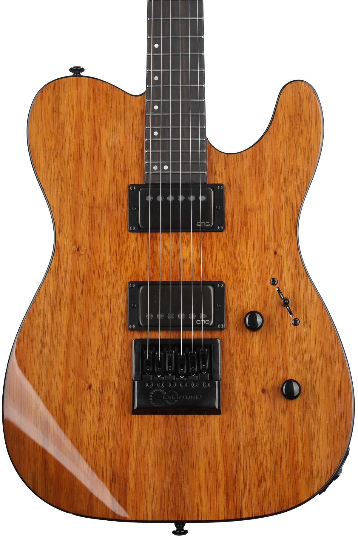 ESP LTD TE-1000 EverTune Koa Electric Guitar - Natural Gloss