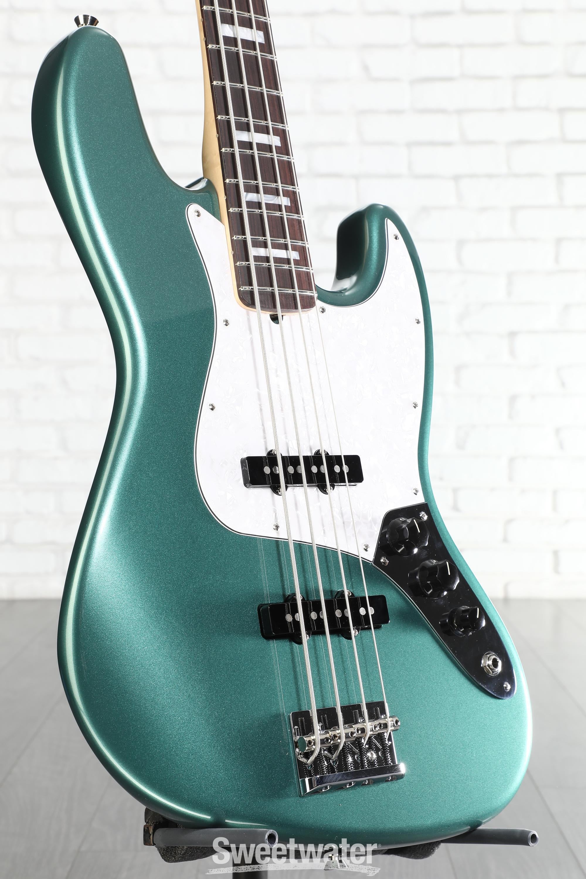 Fender Adam Clayton Jazz Bass - Sherwood Green Metallic | Sweetwater