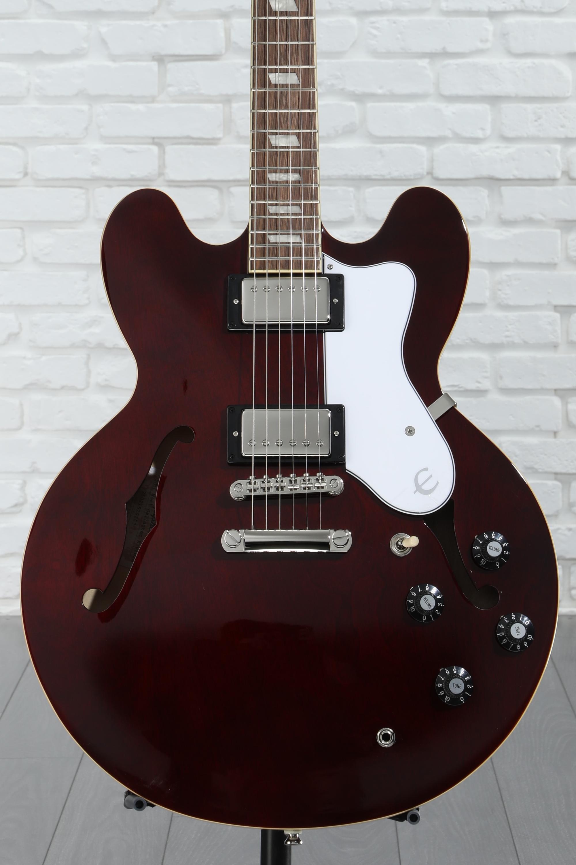 Epiphone Noel Gallagher Riviera - Dark Red Wine | Cream City