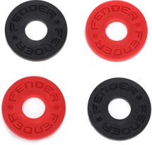 Product Image - This Item - Fender Strap Blocks Strap Locking System (set of 4) - Black/Red