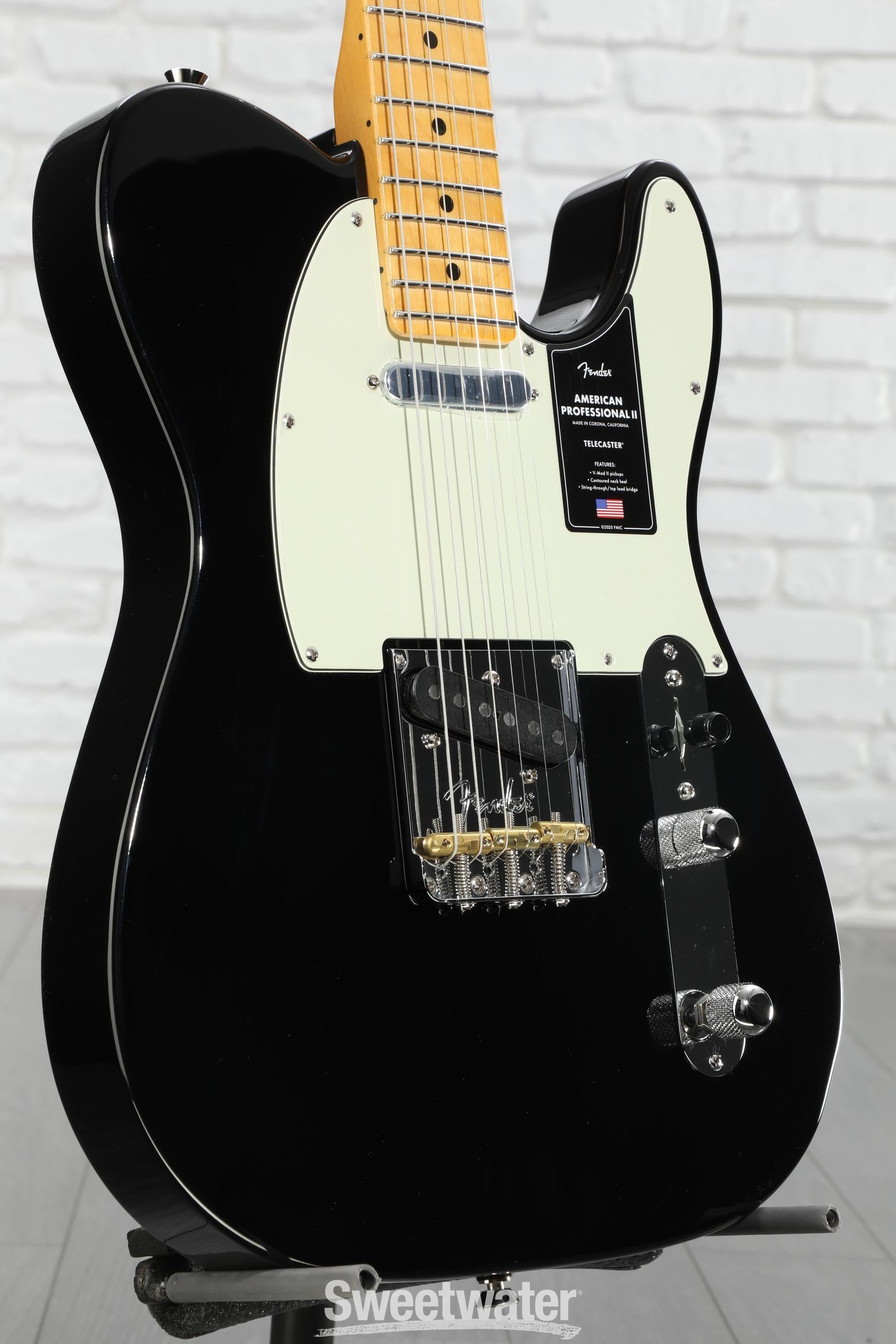 Fender American Professional II Telecaster - Black with Maple