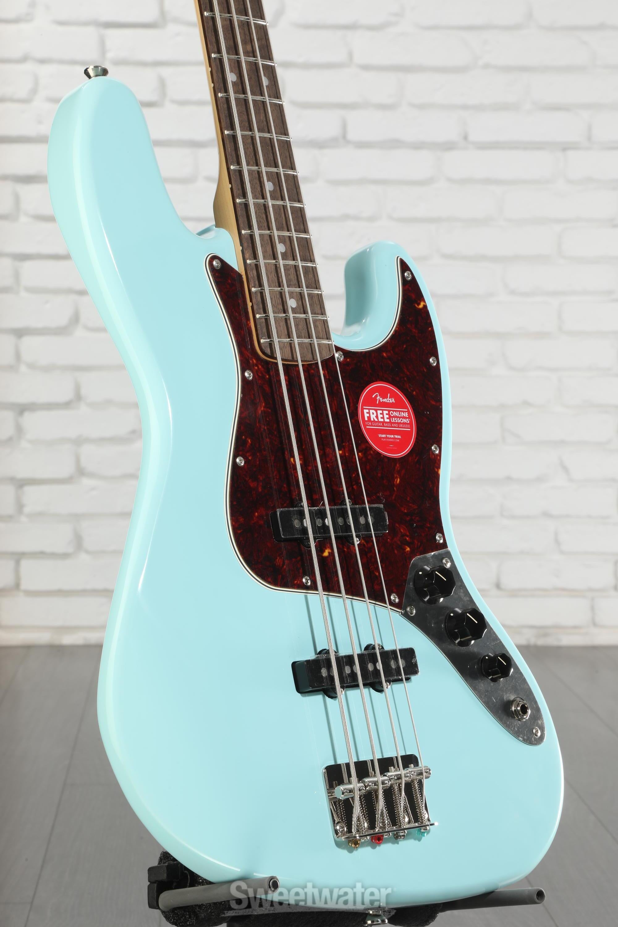 Squier Classic Vibe '60s Jazz Bass - Daphne Blue | Sweetwater
