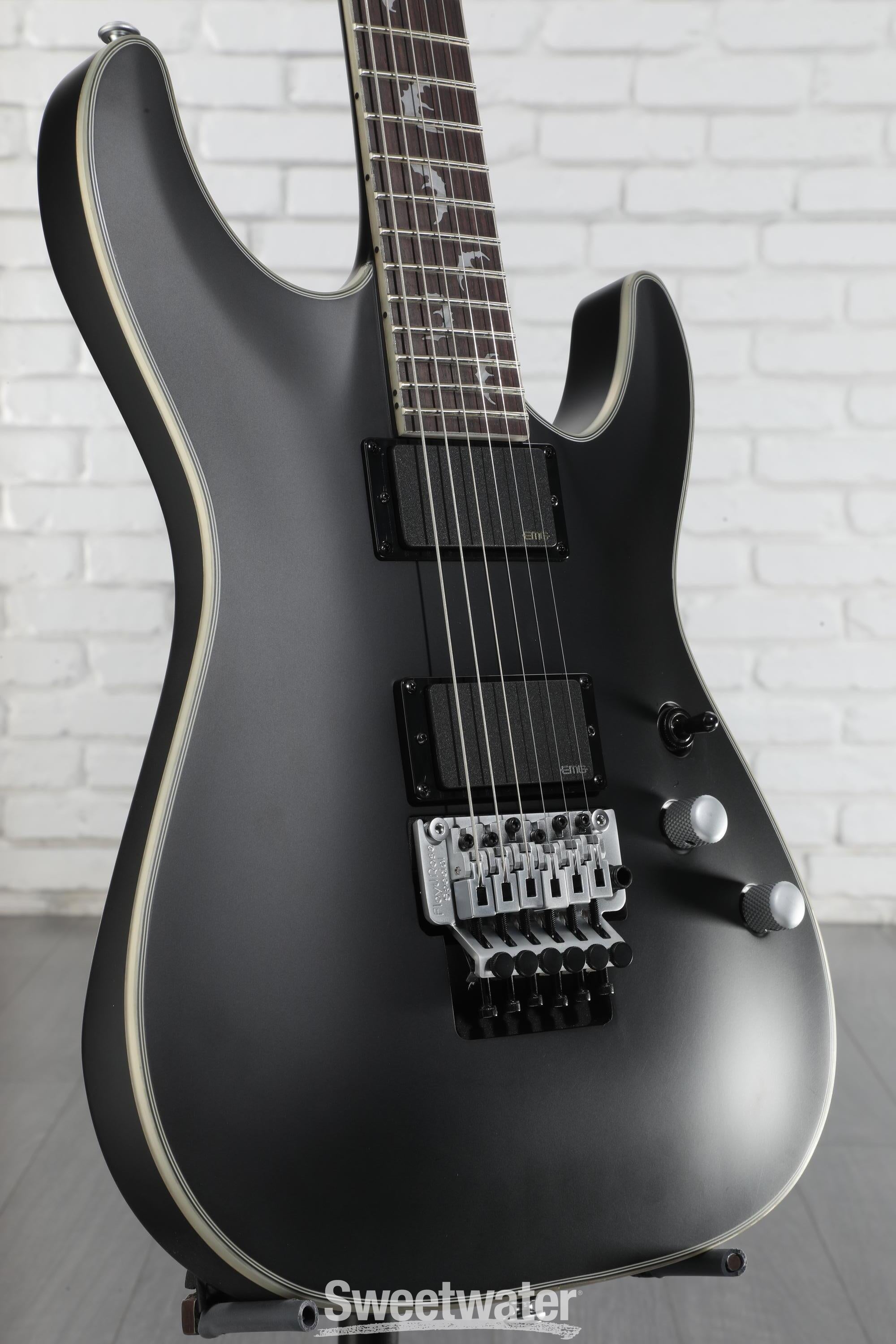Schecter Damien Platinum 6 FR - Satin Black | Sweetwater