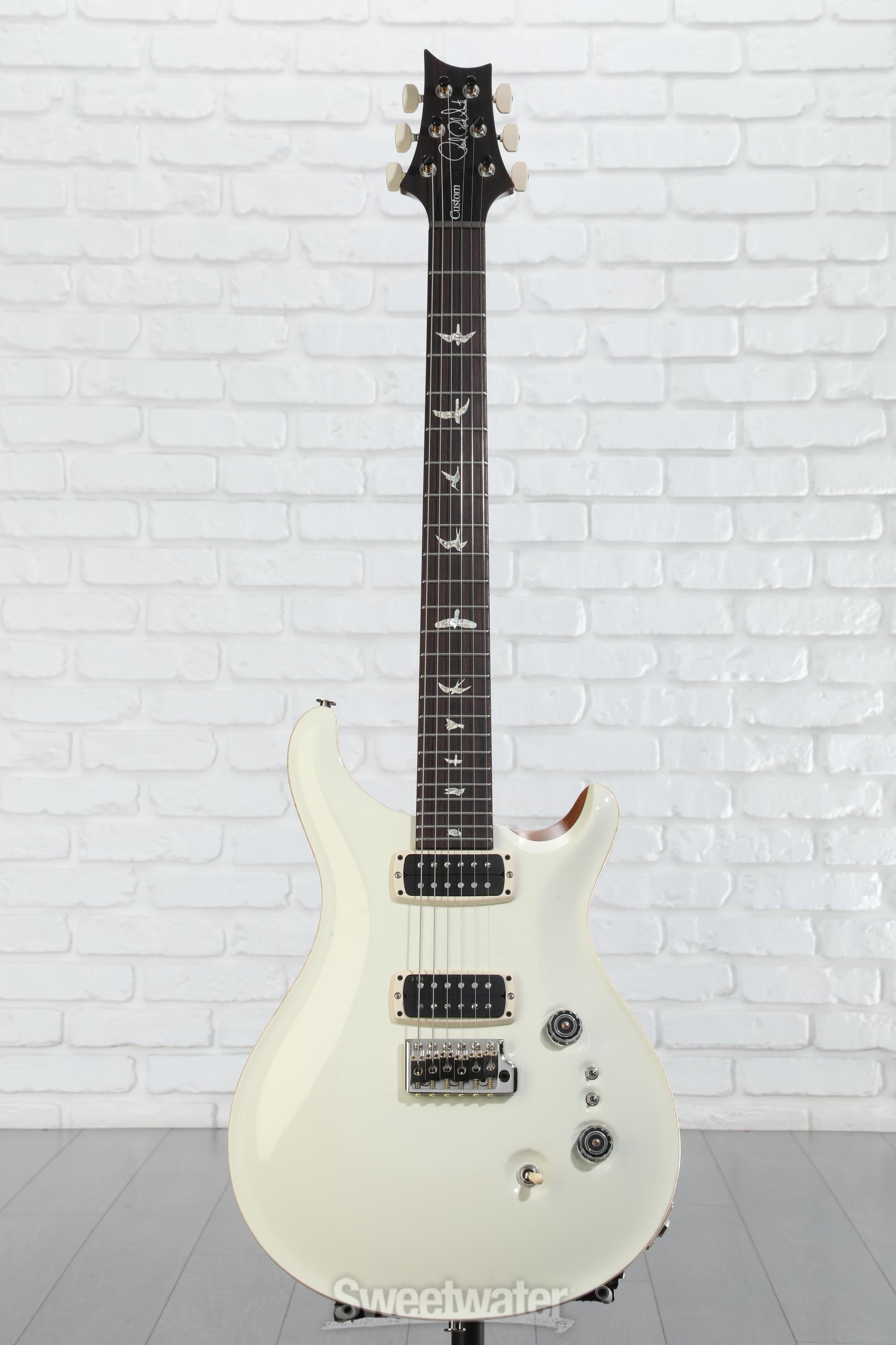 PRS Custom 24 10-Top Electric Guitar Faded Whale Blue Demo