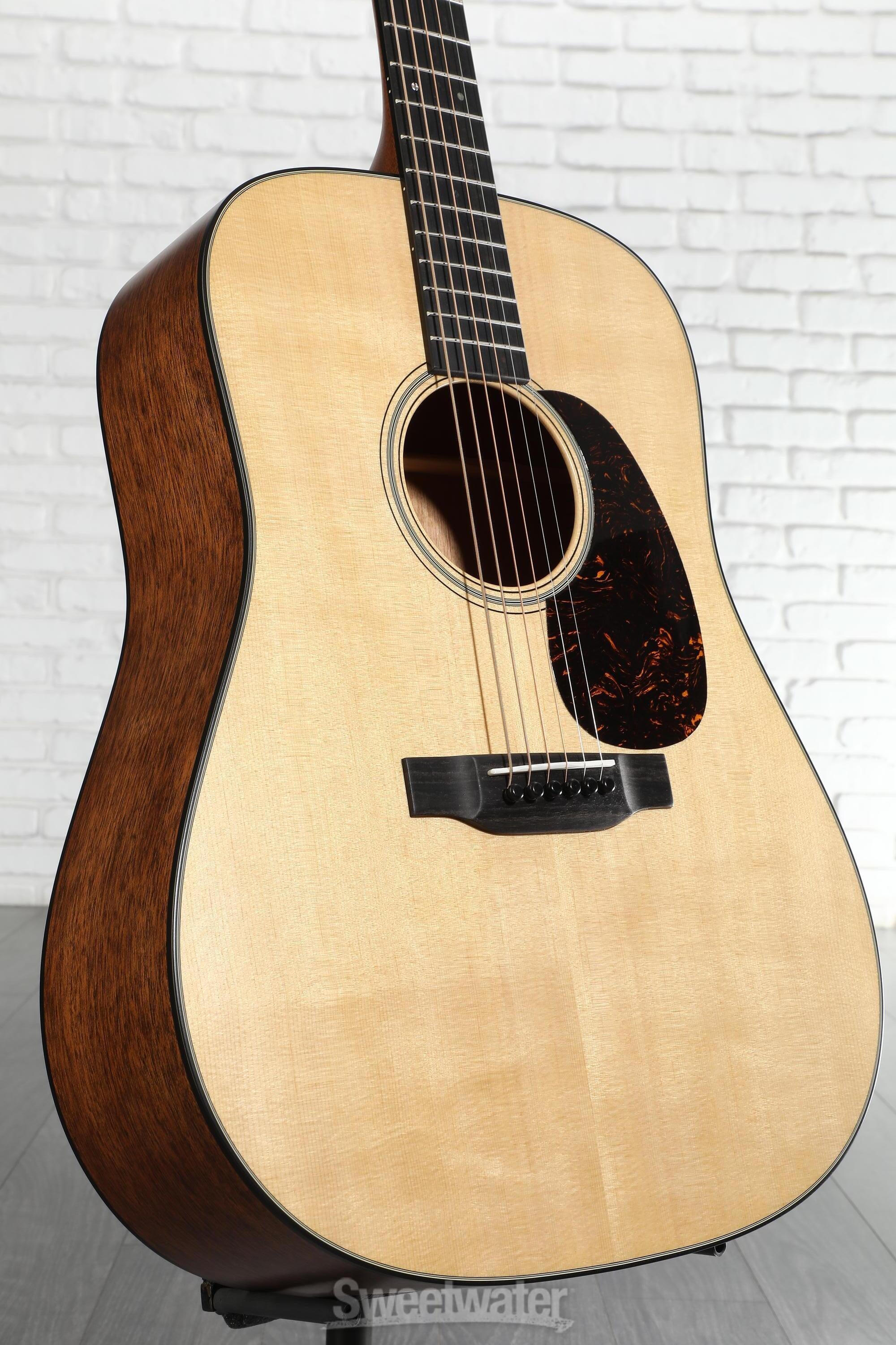 Martin D-18 Satin Standard Series Acoustic Guitar - Satin Natural