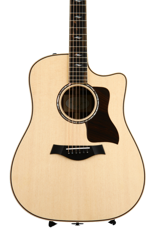 Taylor 810ce Dreadnaught Cutaway - Natural Sitka Spruce Top