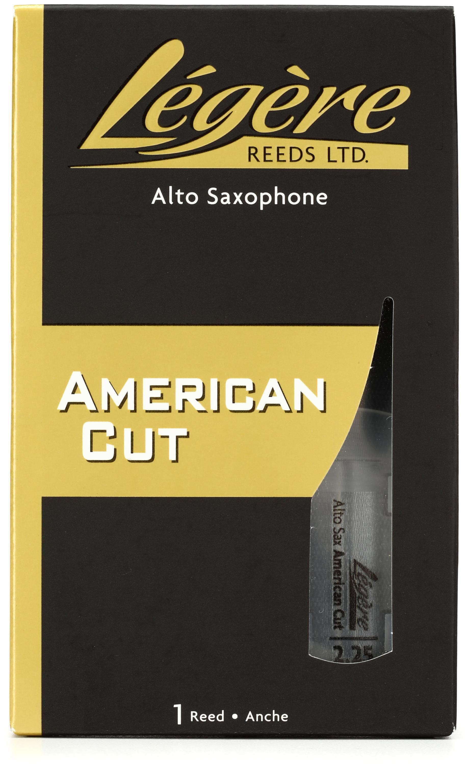 Legere LGASA2.25 American Cut Alto Saxophone Reed 2.25 Sweetwater