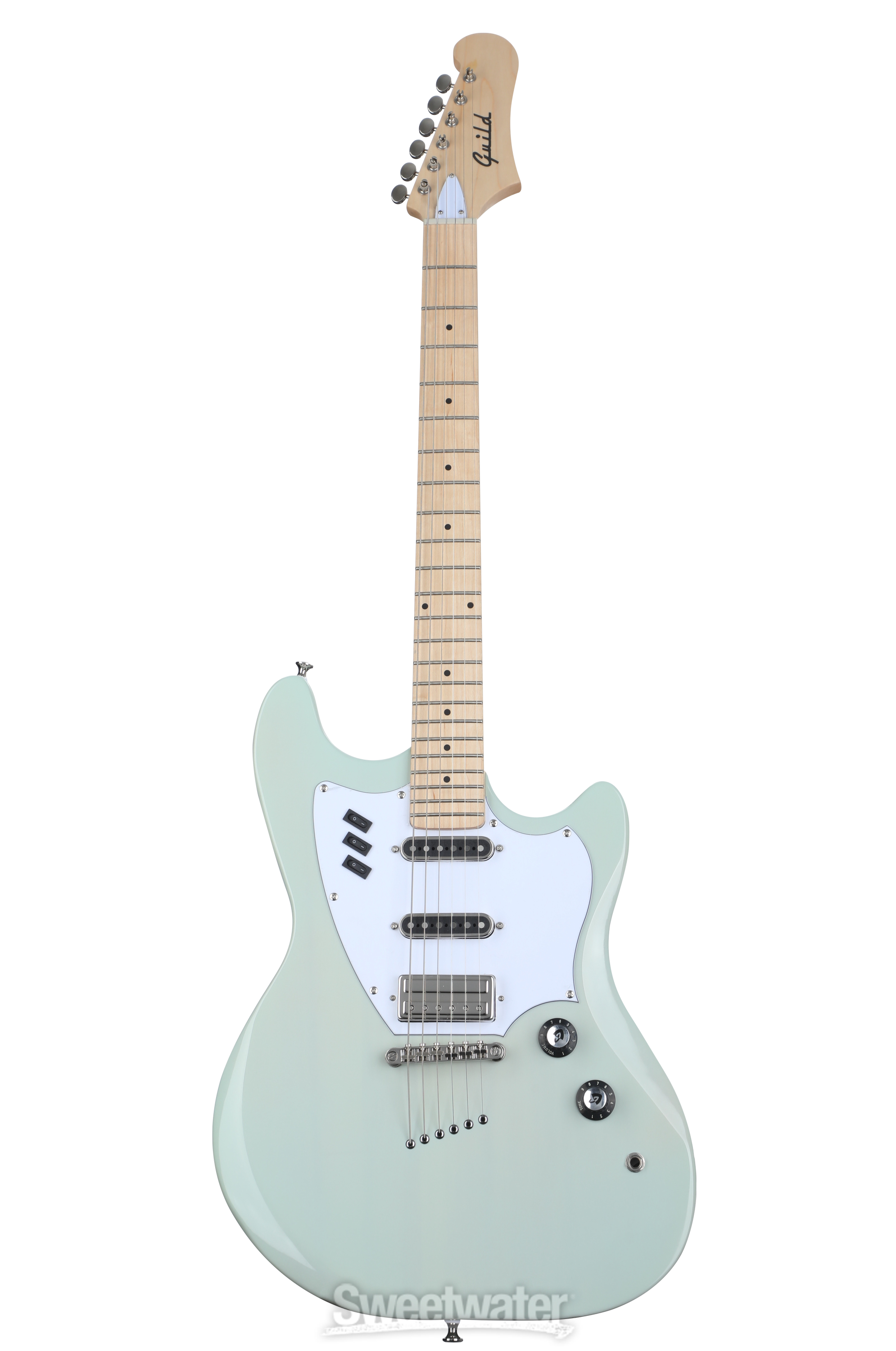 Guild Surfliner Solidbody Electric Guitar - White Sage | Sweetwater