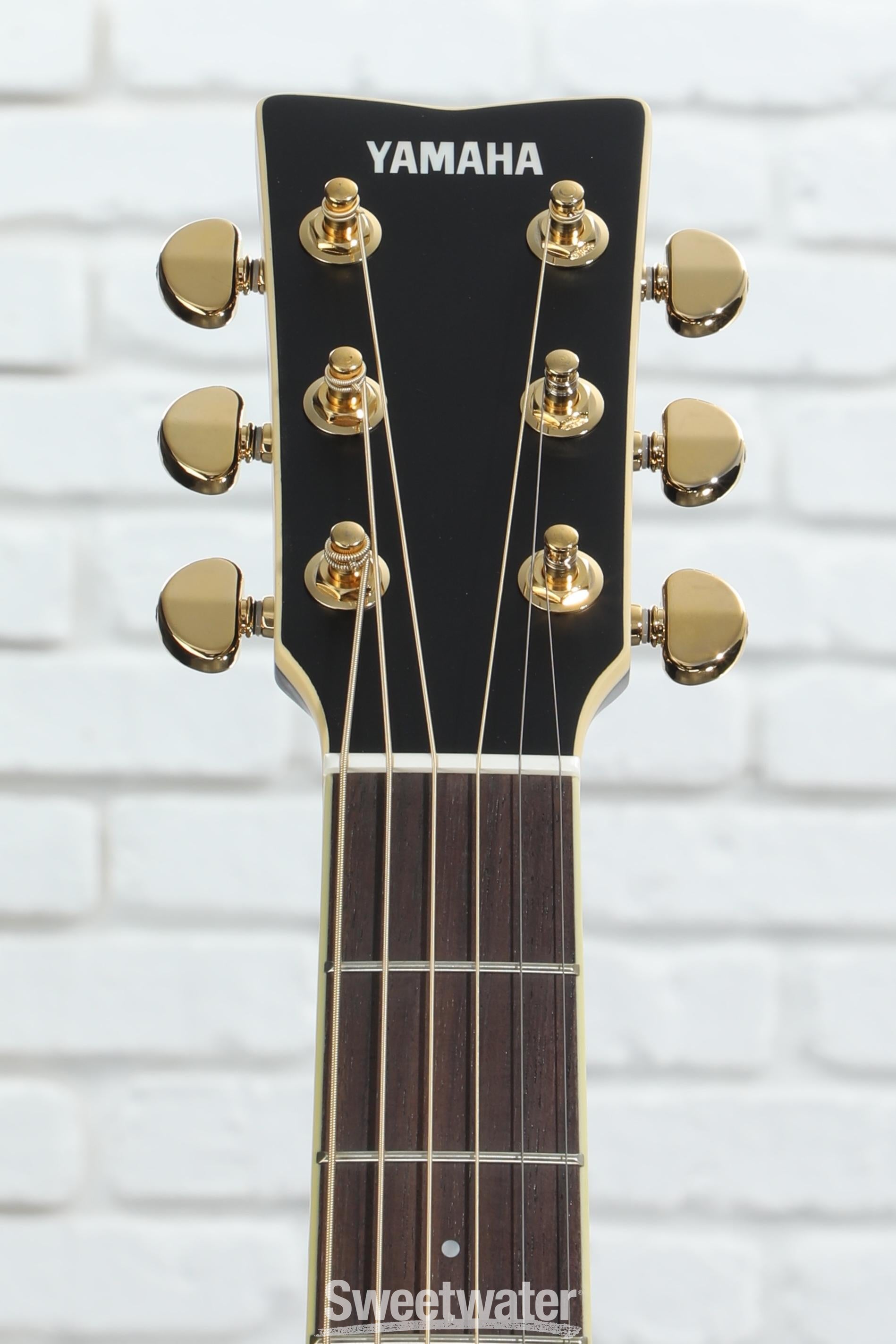 Yamaha LL6 ARE Original Jumbo Acoustic Guitar - Black