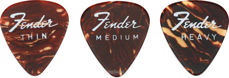 Fender® Fine Electric Pick Tin - 12 Pack