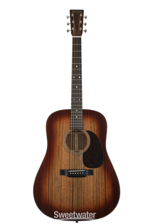 Martin D-16E BURST アコースティックギター Martin D-16E Burst Acoustic-Electric Guitar - Mahogany Burst