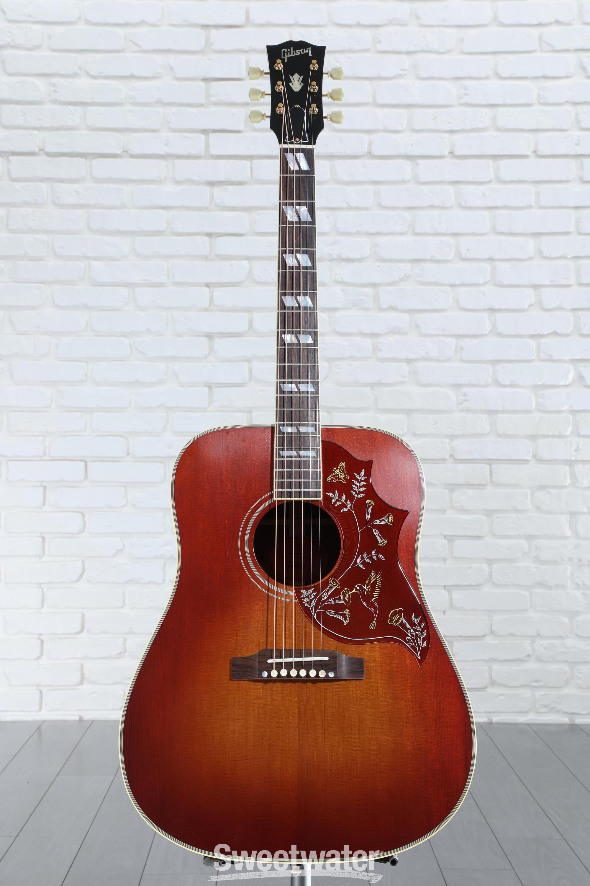 Gibson Acoustic 1960 Hummingbird - Heritage Cherry Sunburst VOS with Fixed  Bridge | Sweetwater