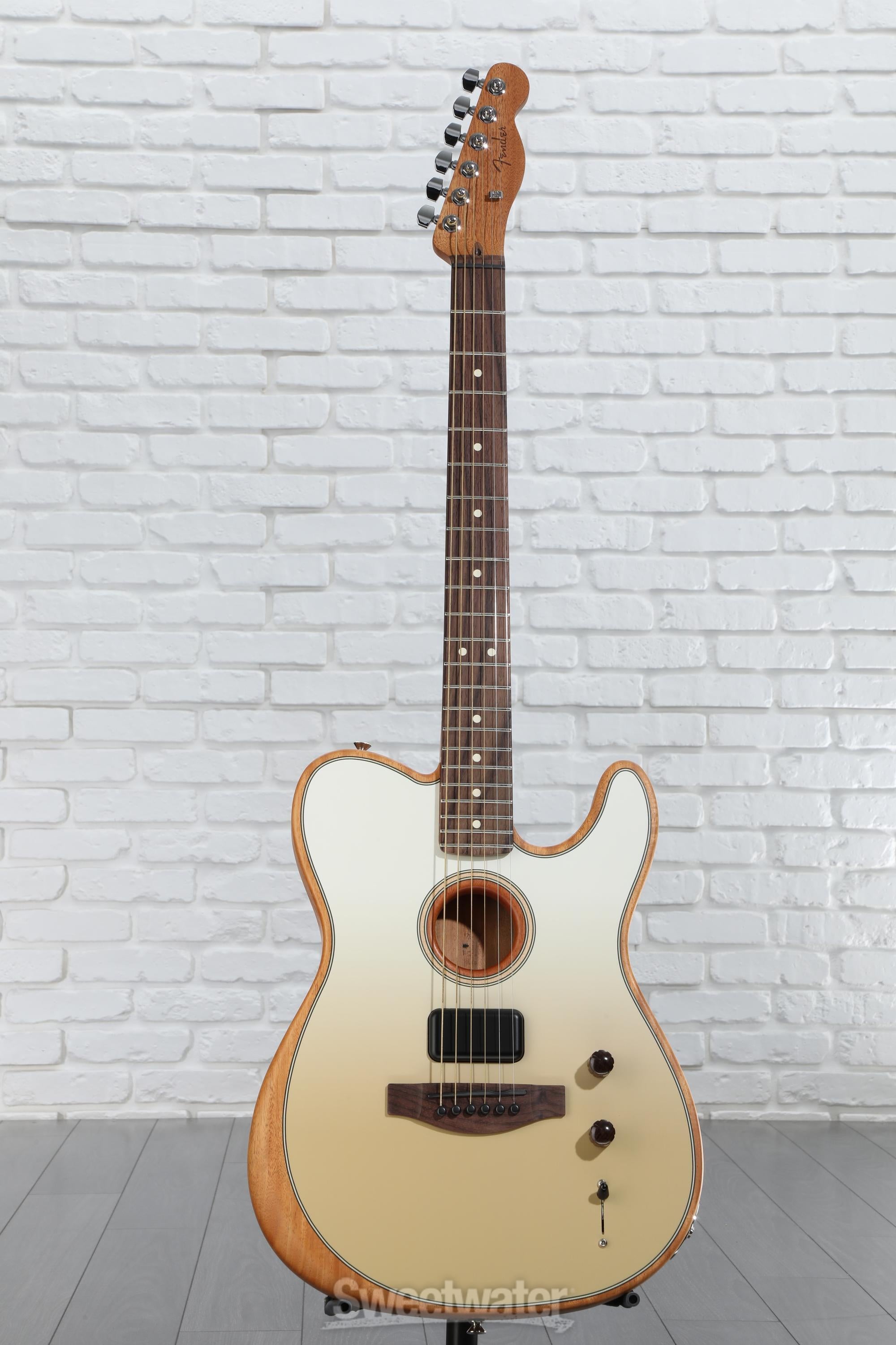 Fender　Acoustasonic Player Telecaster Amazon.com: Fender American Acoustasonic Telecaster Acoustic