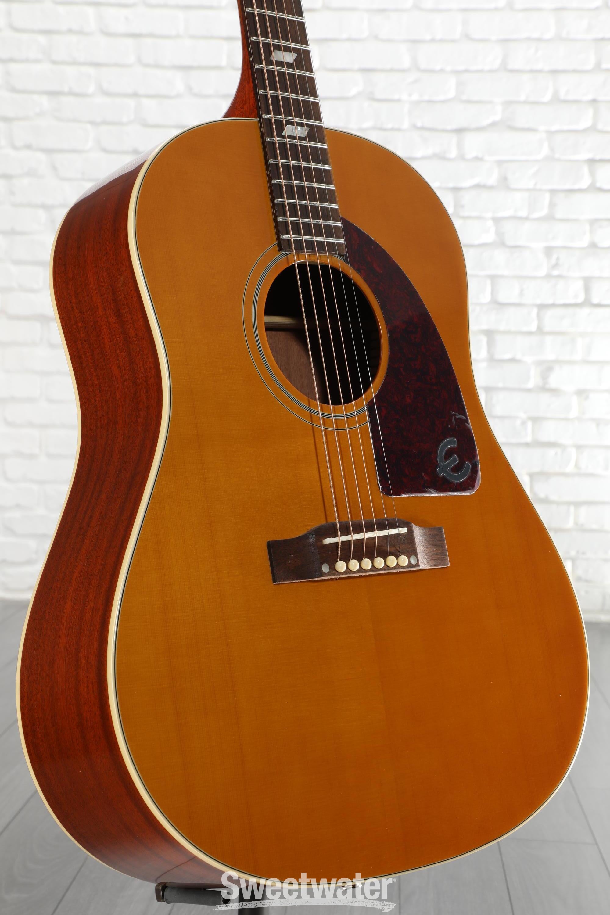 Epiphone Masterbilt Texan Acoustic-Electric Guitar - Antique