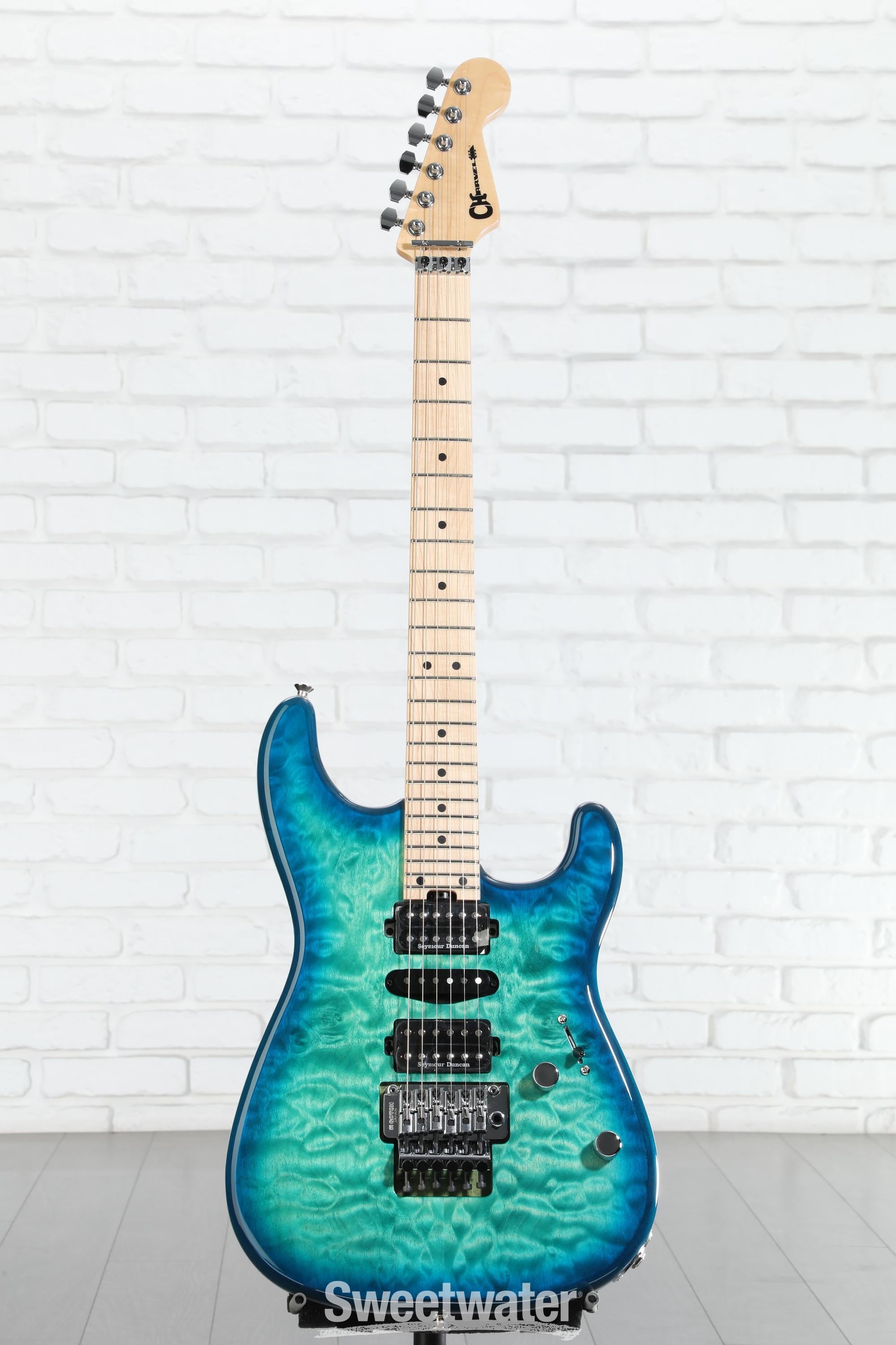 ギター Charvel MJ SD S1 HSH FR QM MNG Charvel MJ San Dimas Style 1 HSH FR PF QM Electric Guitar