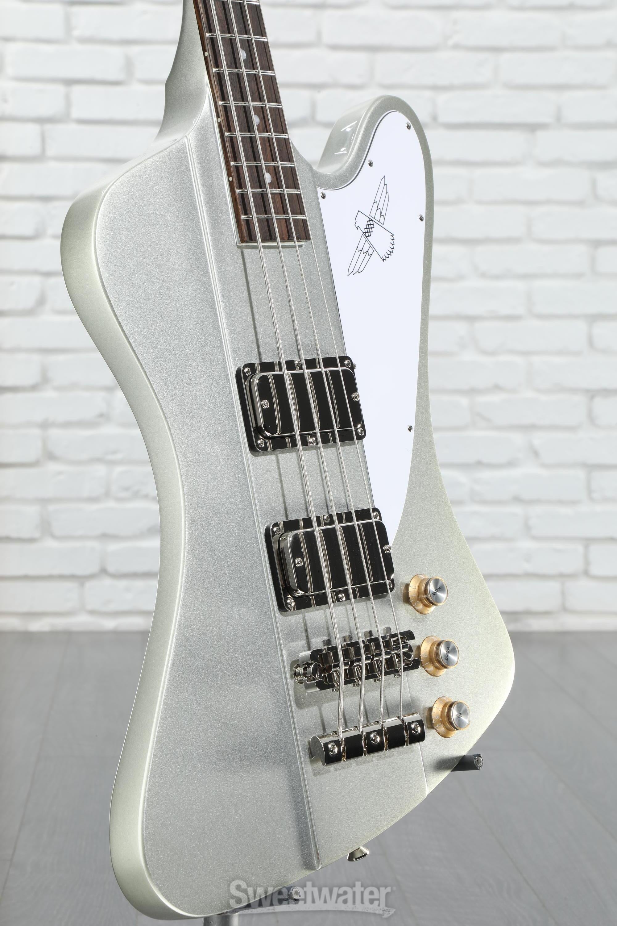 Epiphone Thunderbird '64 Bass Guitar - Silver Mist | Sweetwater Epiphone Thunderbird '64 Bass Guitar - Silver Mist | Sweetwater