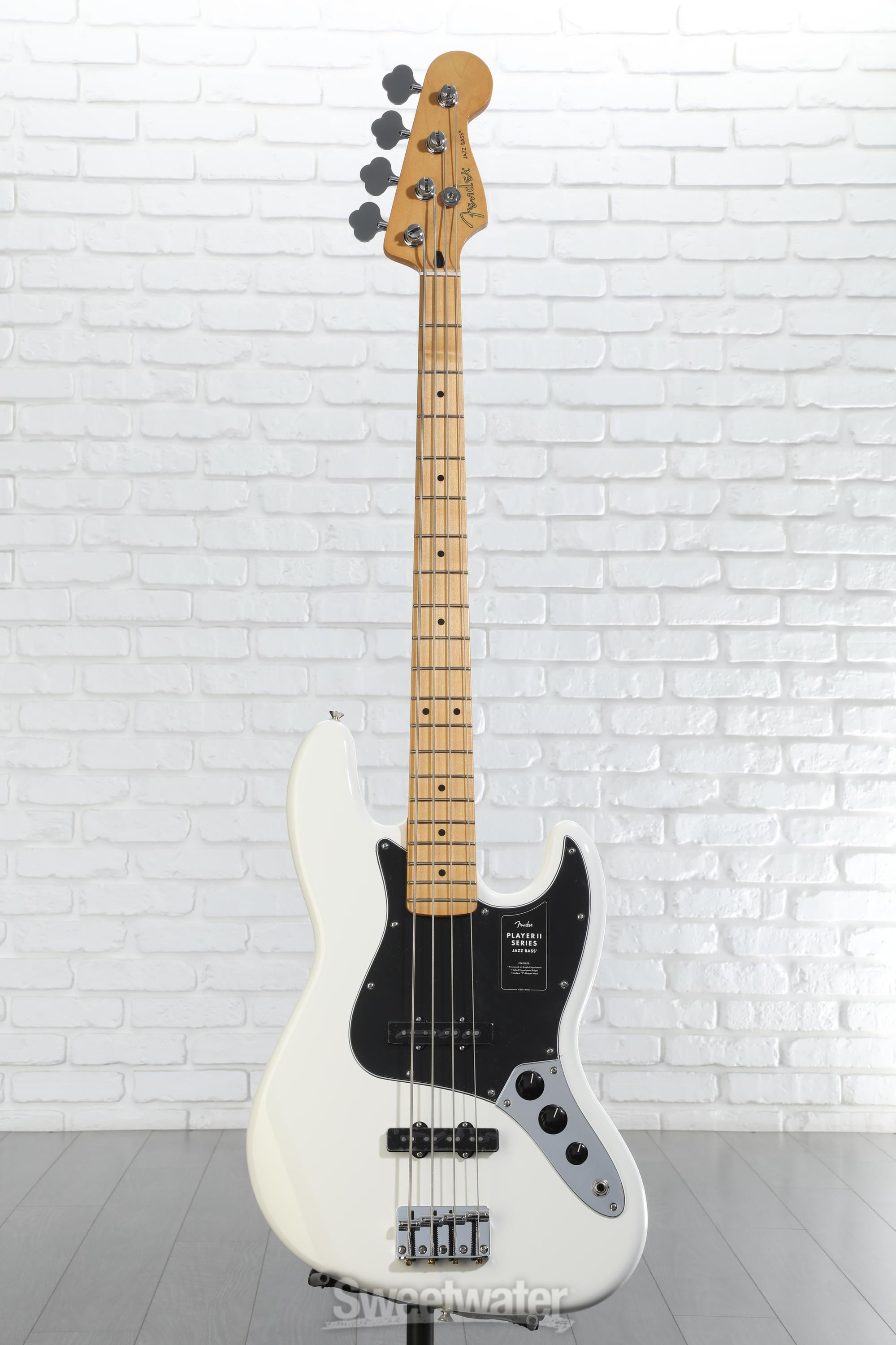 Fender Player II Jazz Bass - Polar White with Maple