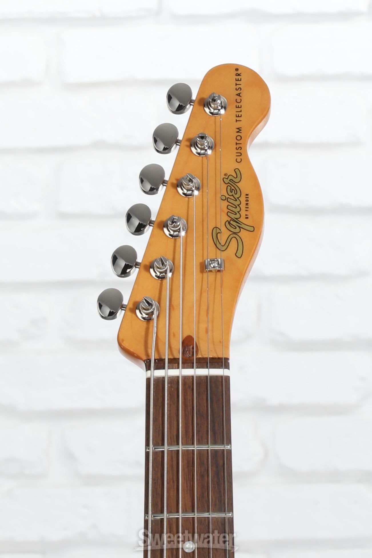 Squier Classic Vibe Baritone Custom Telecaster - Black | Sweetwater