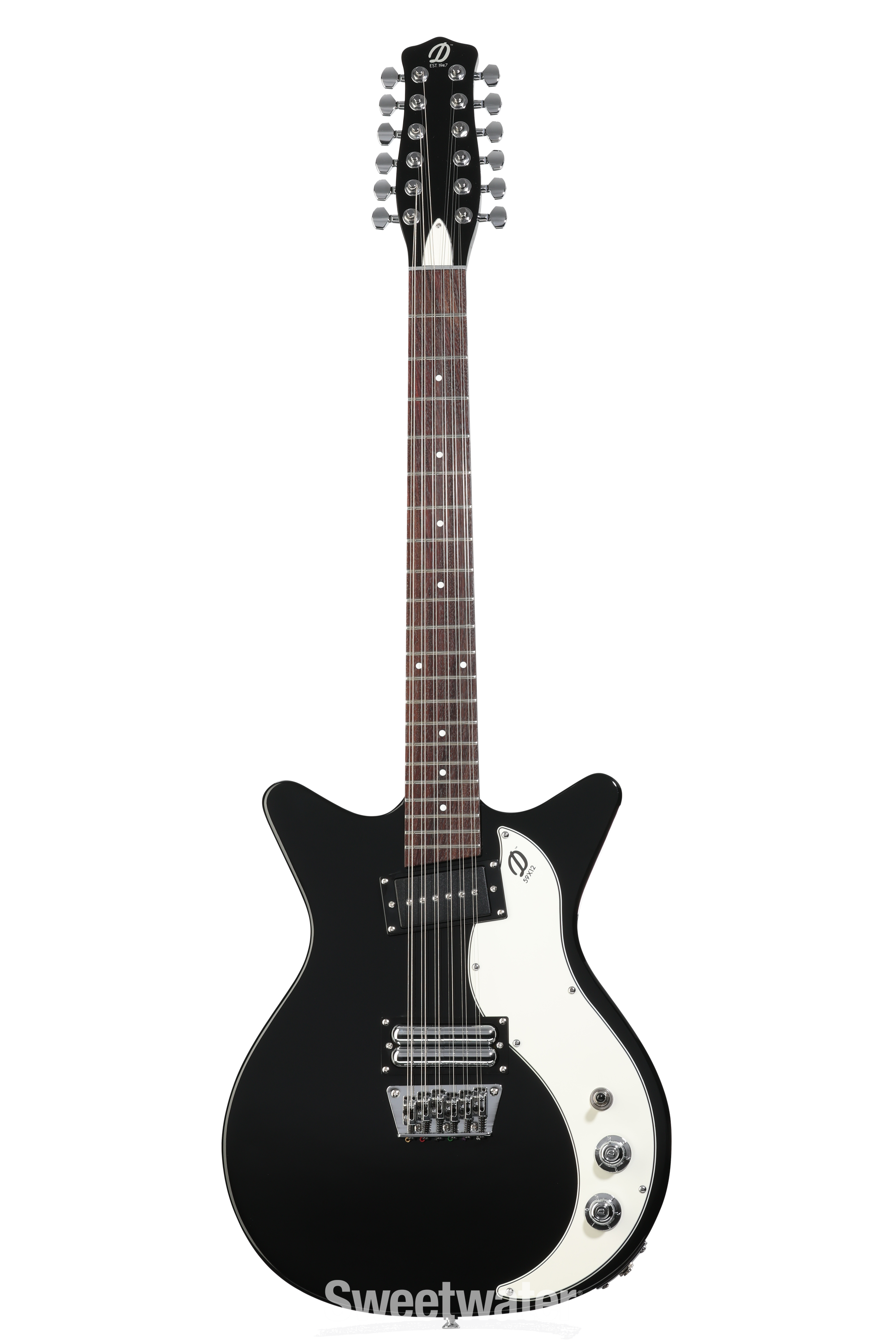 Danelectro 59X12 12-string Electric Guitar - Black | Sweetwater