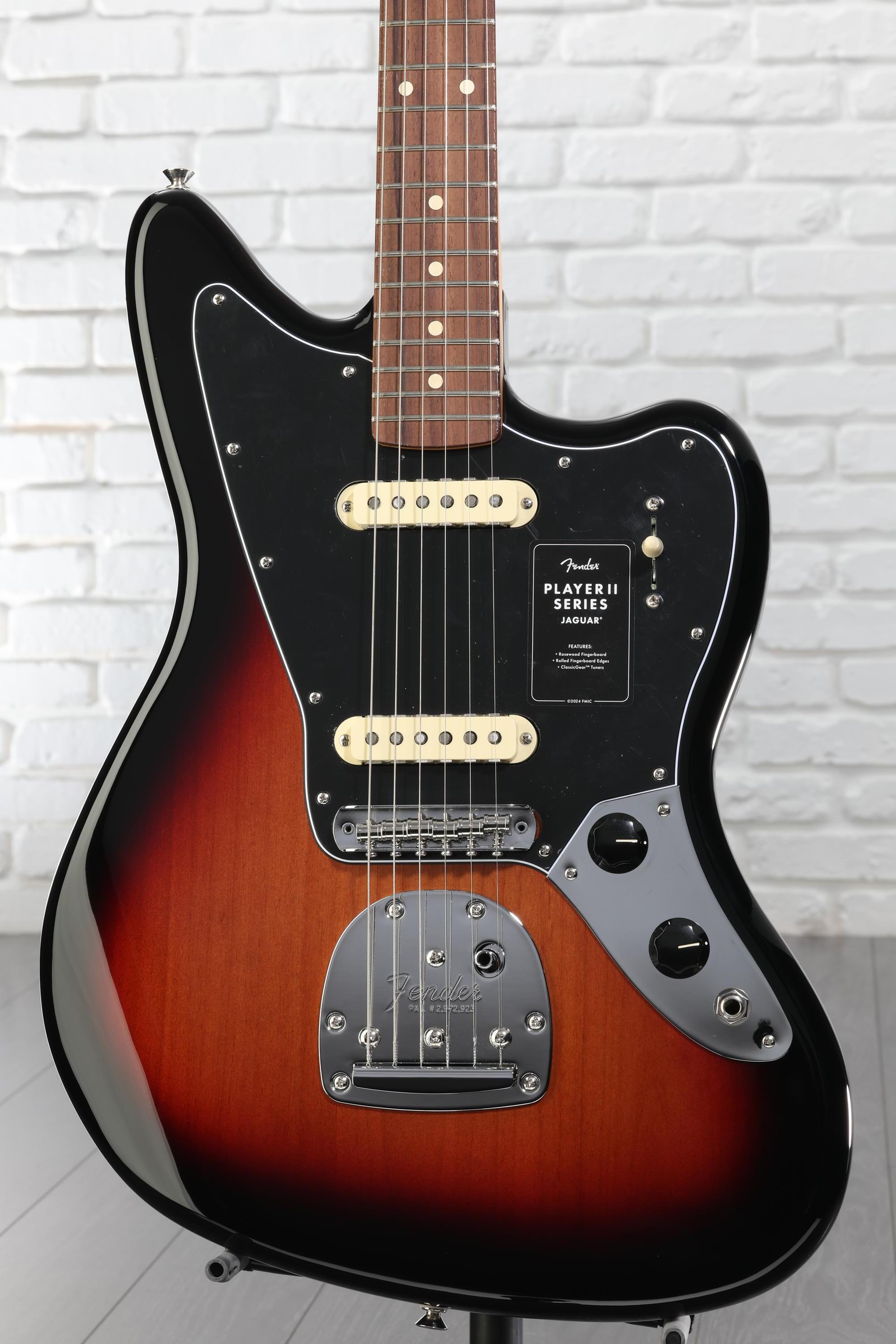 Fender Player II Jaguar Electric Guitar - 3-color Sunburst
