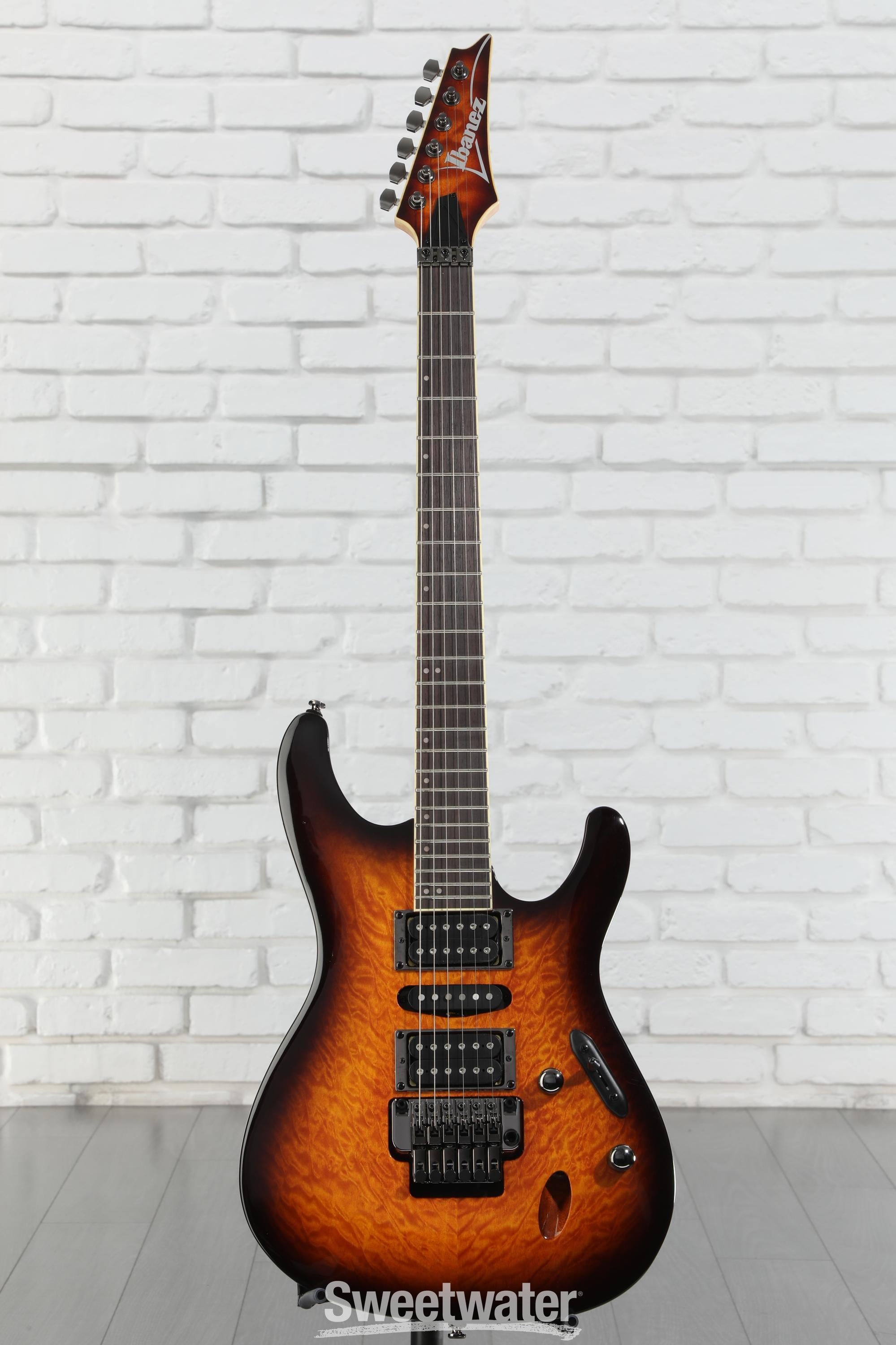 今月中特価！【超軽量】Ibanez S670QM Ibanez S670QM Electric Guitar - Dragon Eye Burst | Sweetwater