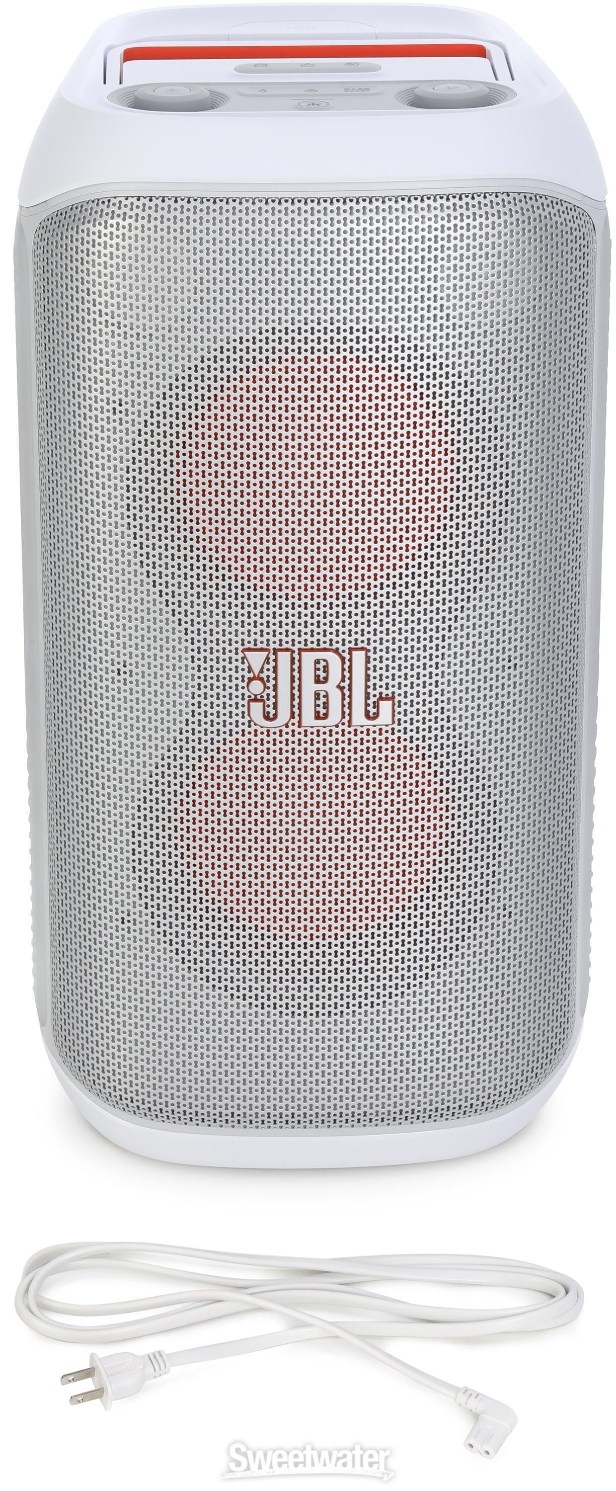 JBL PartyBox Club 120 Bluetooth Speaker - White | Sweetwater JBL PartyBox Club 120 Bluetooth Speaker - White | Sweetwater