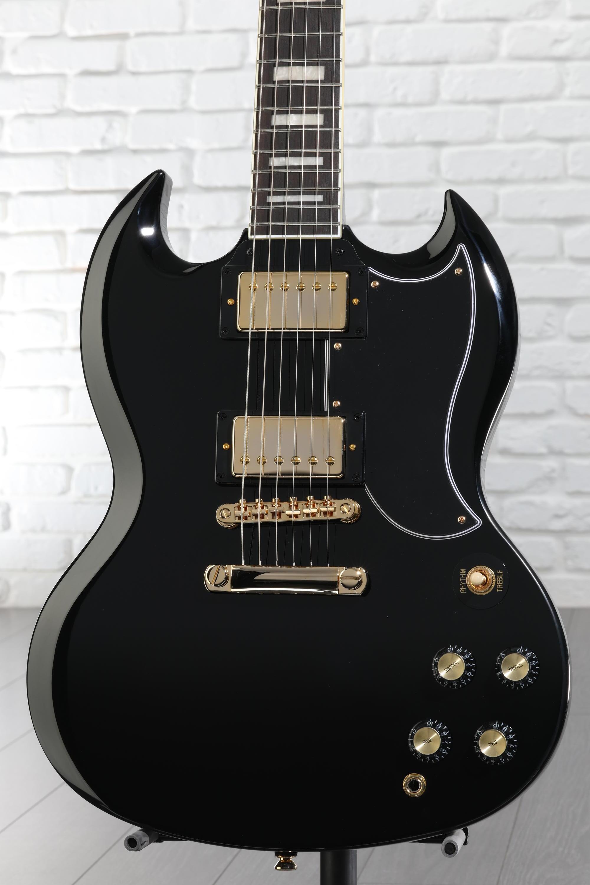 Epiphone SG Custom Electric Guitar - Ebony | Sweetwater