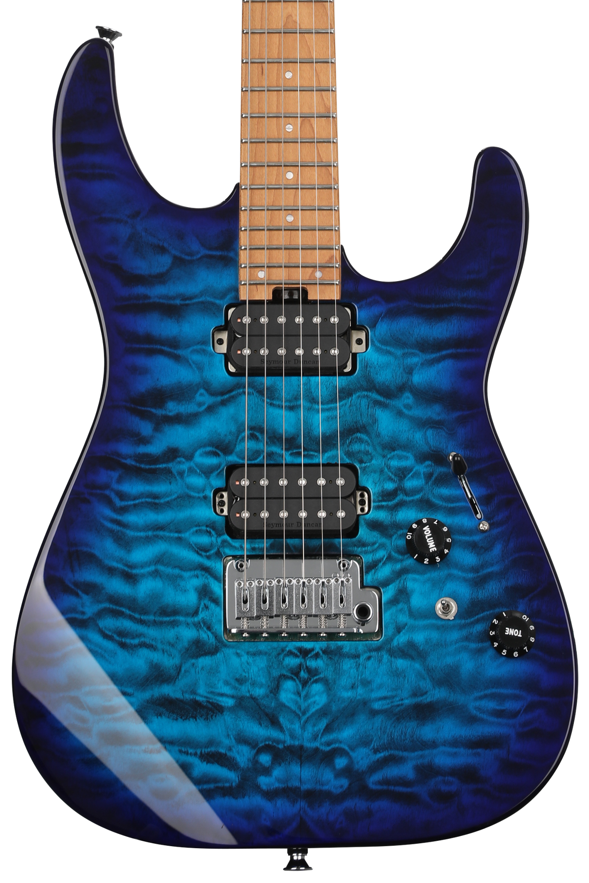ほぼ新品CHARVEL Pro-Mod DK24 HH 2PT Blue Charvel Pro-Mod DK24 HH 2PT Electric Guitar - Matte Blue