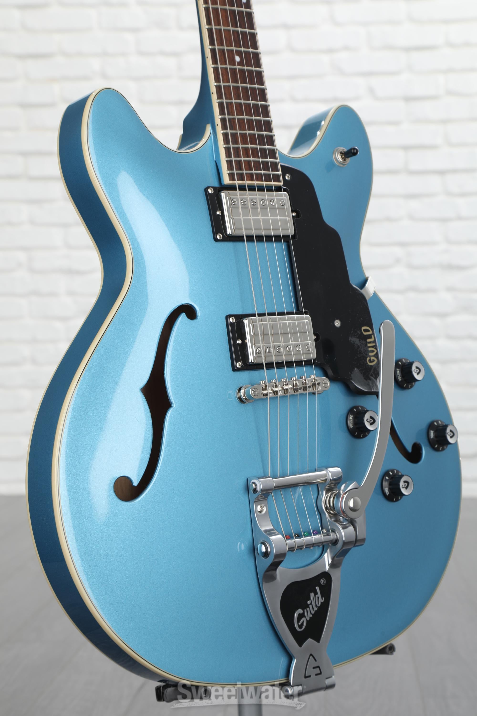 Guild Starfire I DC Semi-Hollow Electric Guitar - Pelham Blue | Sweetwater