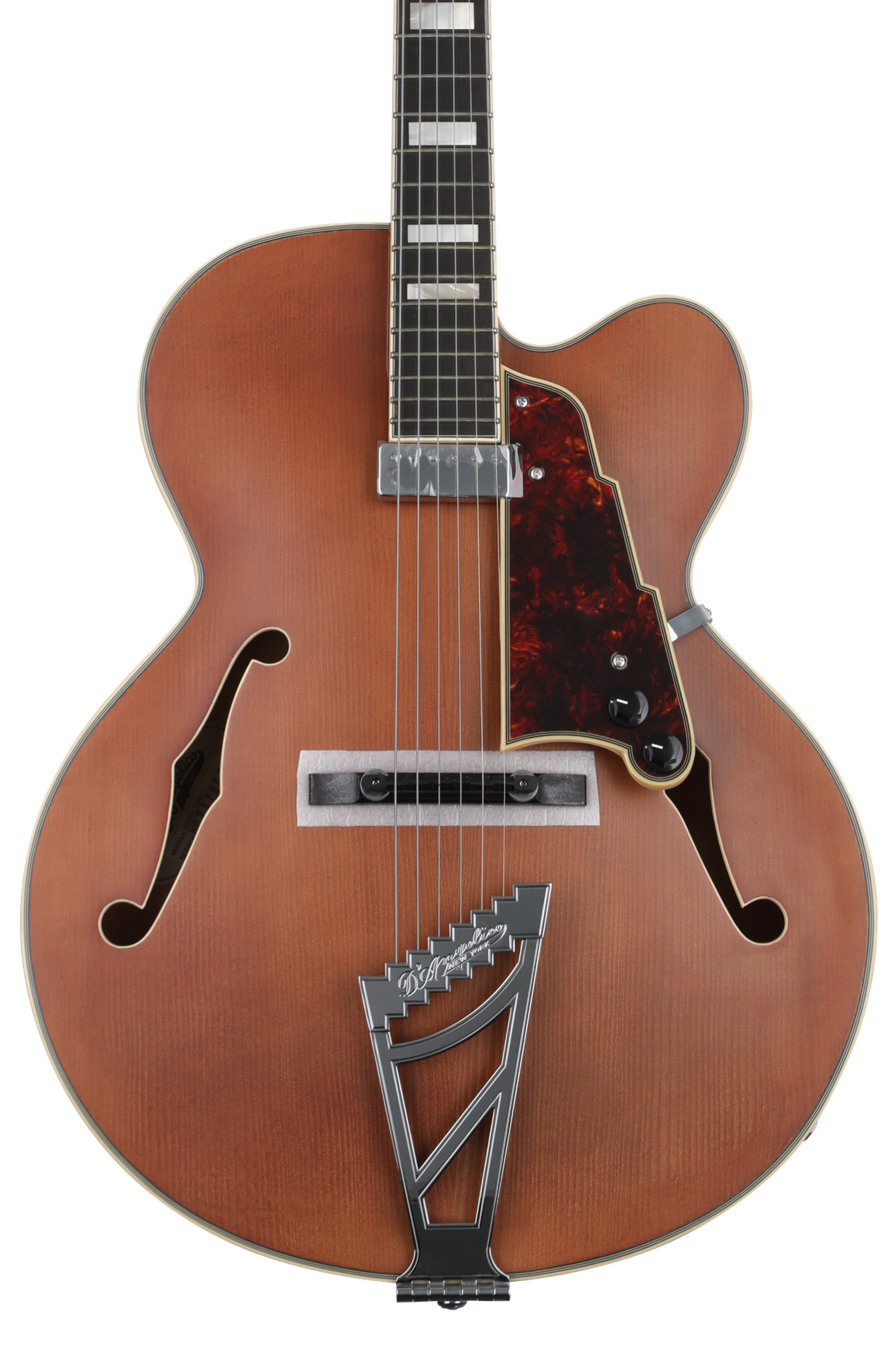 D'Angelico Premier EXL-1 Hollowbody Guitar - Satin Walnut | Sweetwater