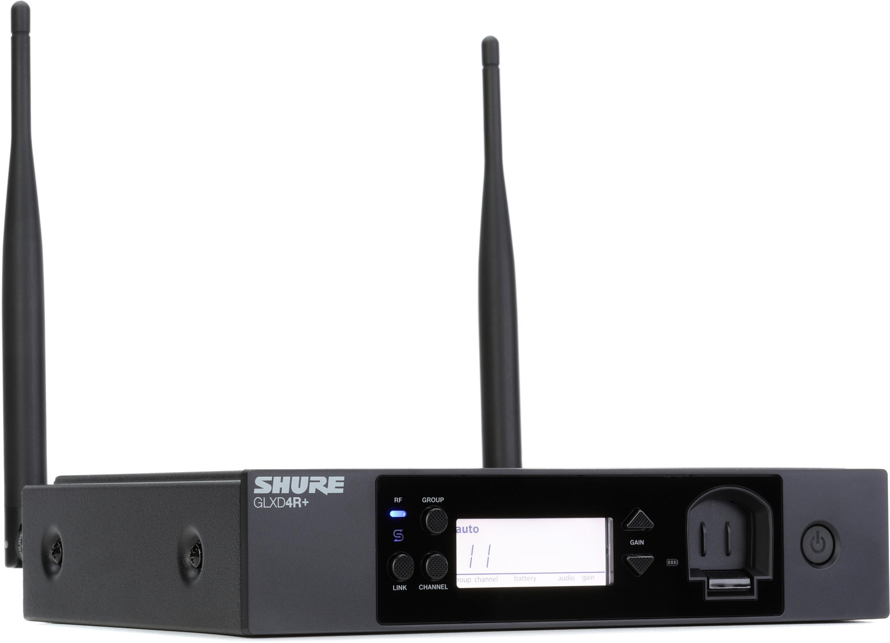 Shure GLXD4R+ Digital Wireless Rackmount Receiver | Sweetwater