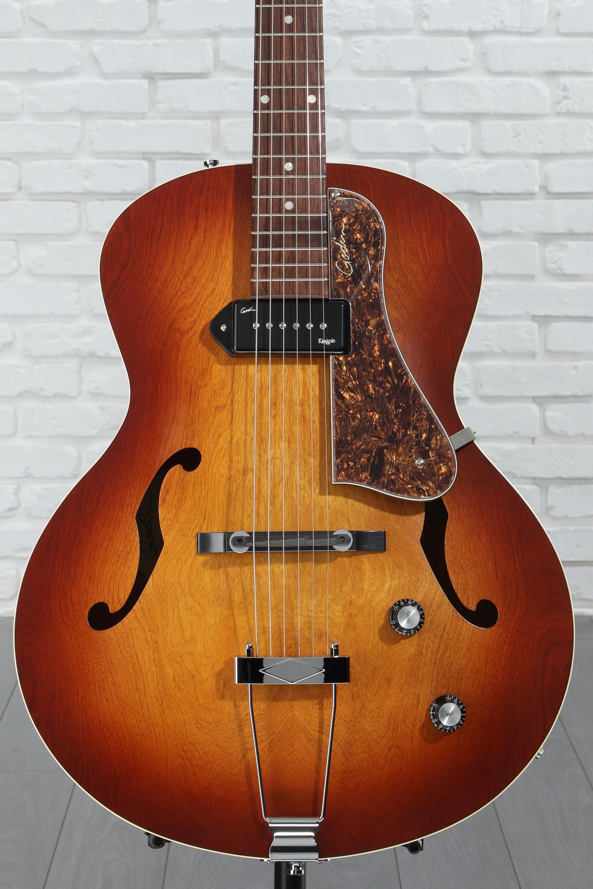 godin 5th avenue kingpin フルアコ Godin 5th Avenue Kingpin Archtop Hollowbody Electric Guitar