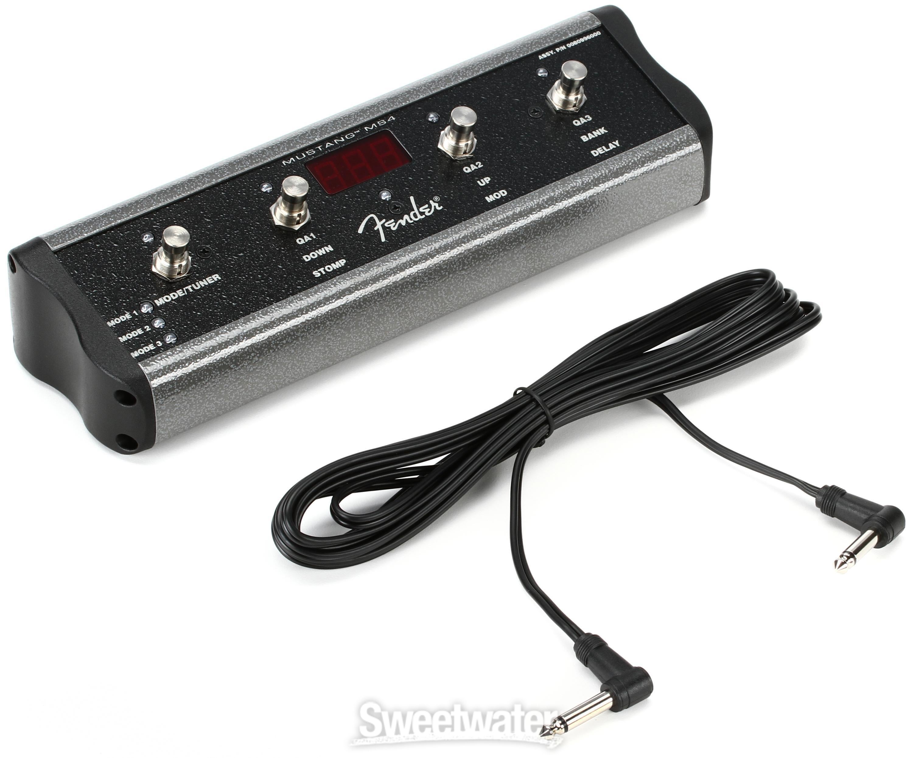 Fender Mustang MS4 4-button Footswitch | Sweetwater