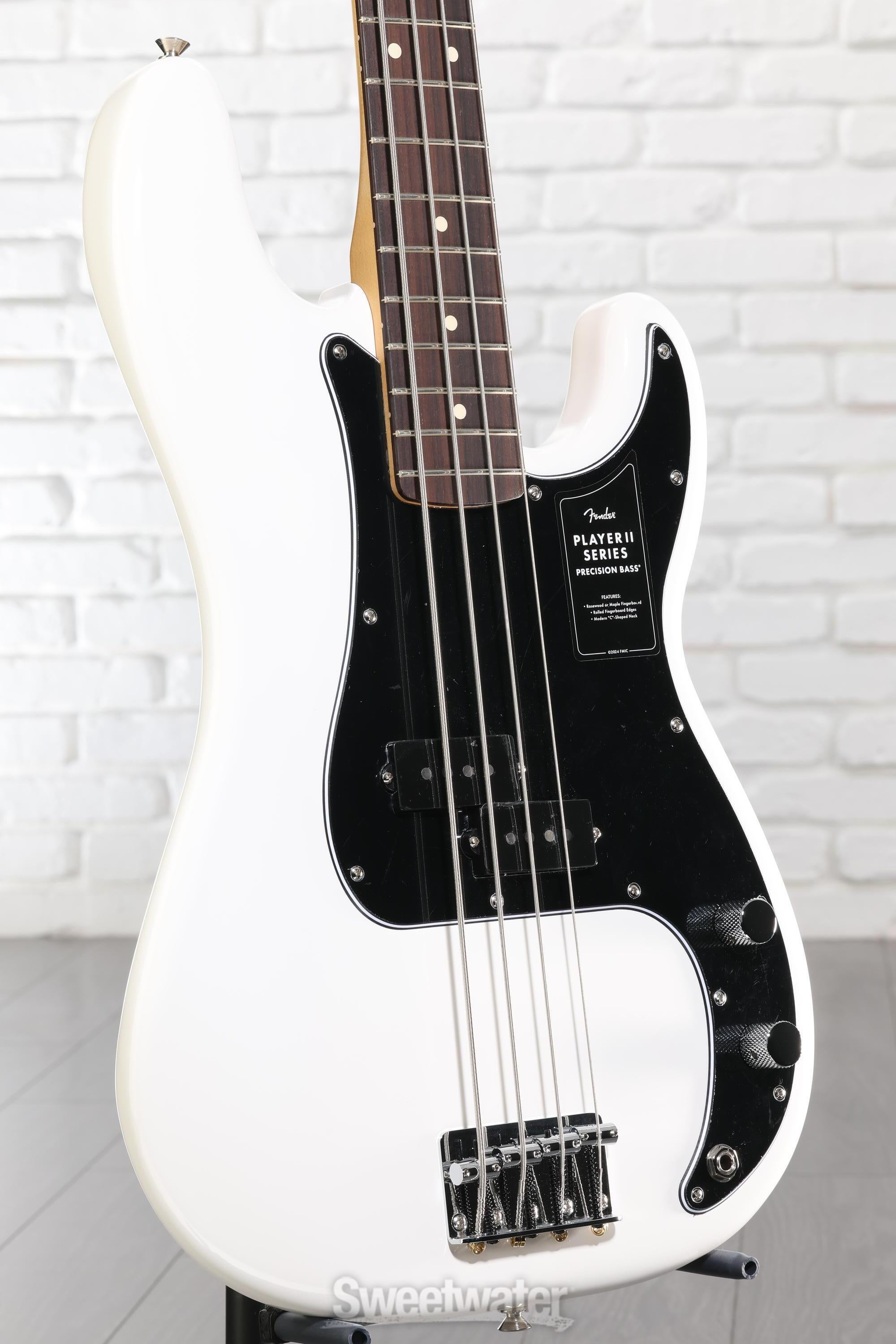 Fender Player II Precision Bass - Polar White | Sweetwater