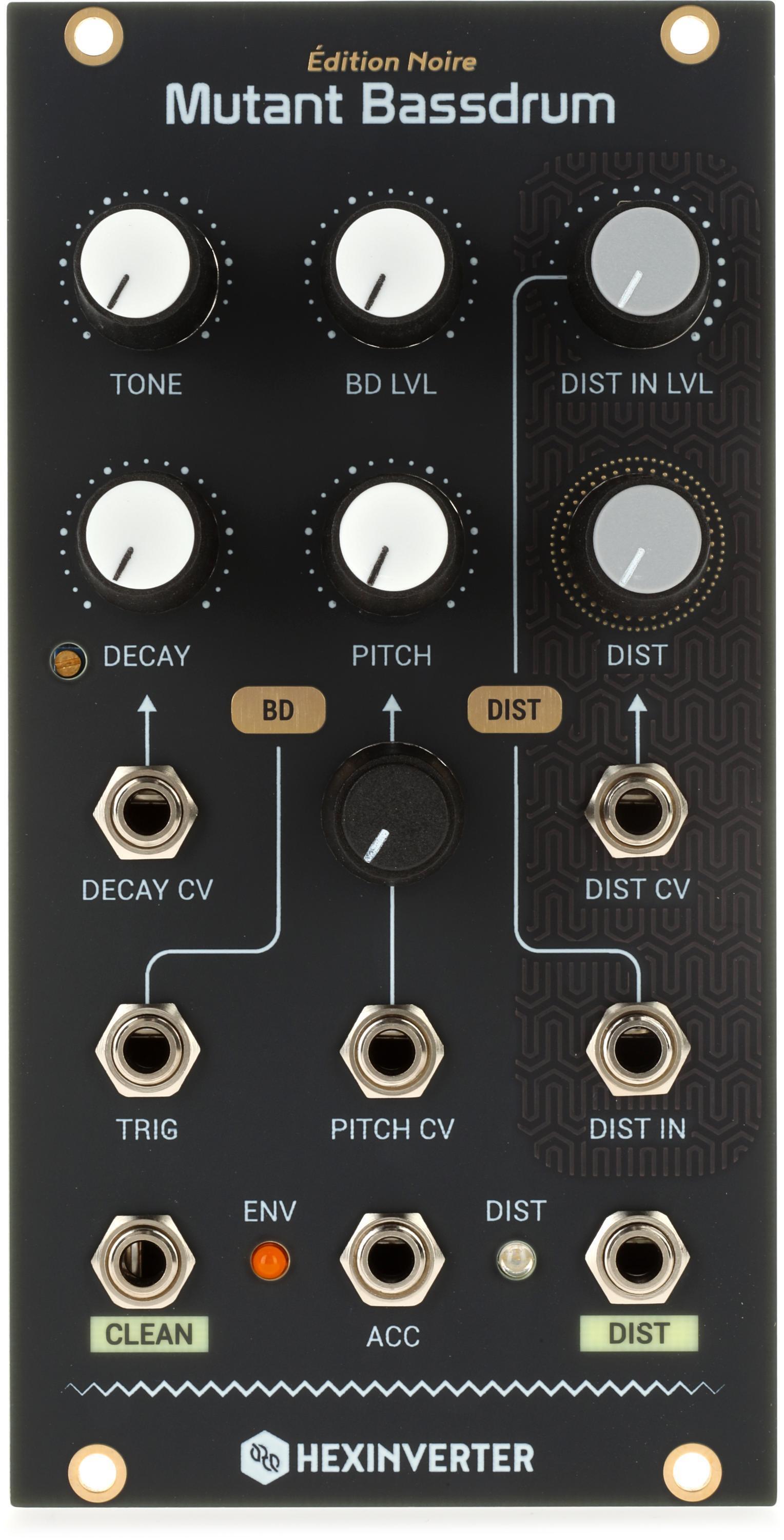 Erica Synths Hexinverter Mutant Bassdrum Eurorack Module