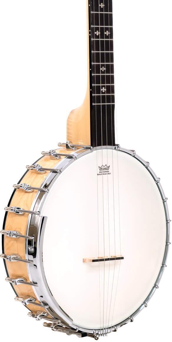 Banjo with store guitar neck