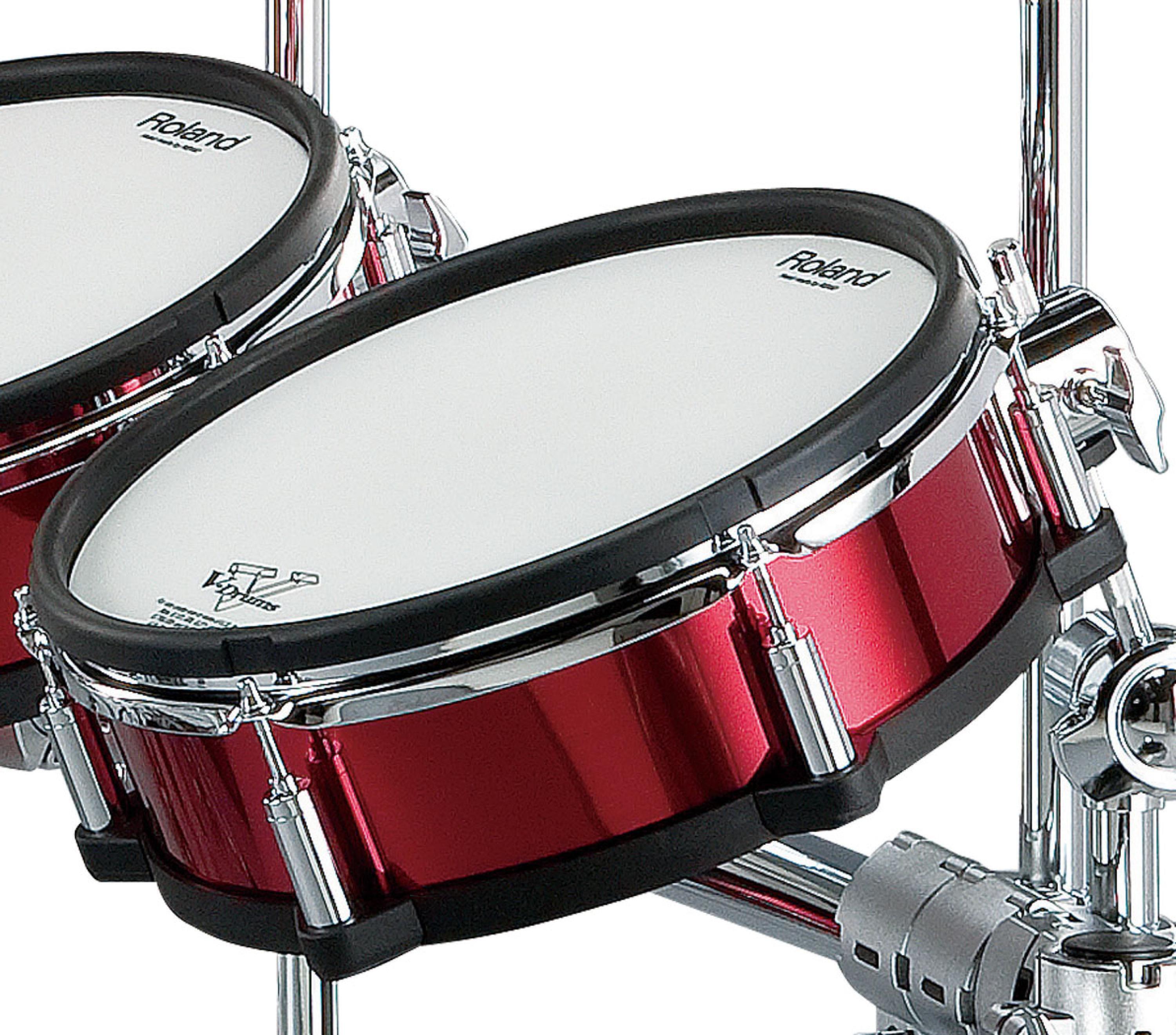 Roland V-Drums Shell Wrap Package - 6-piece - Red | Sweetwater
