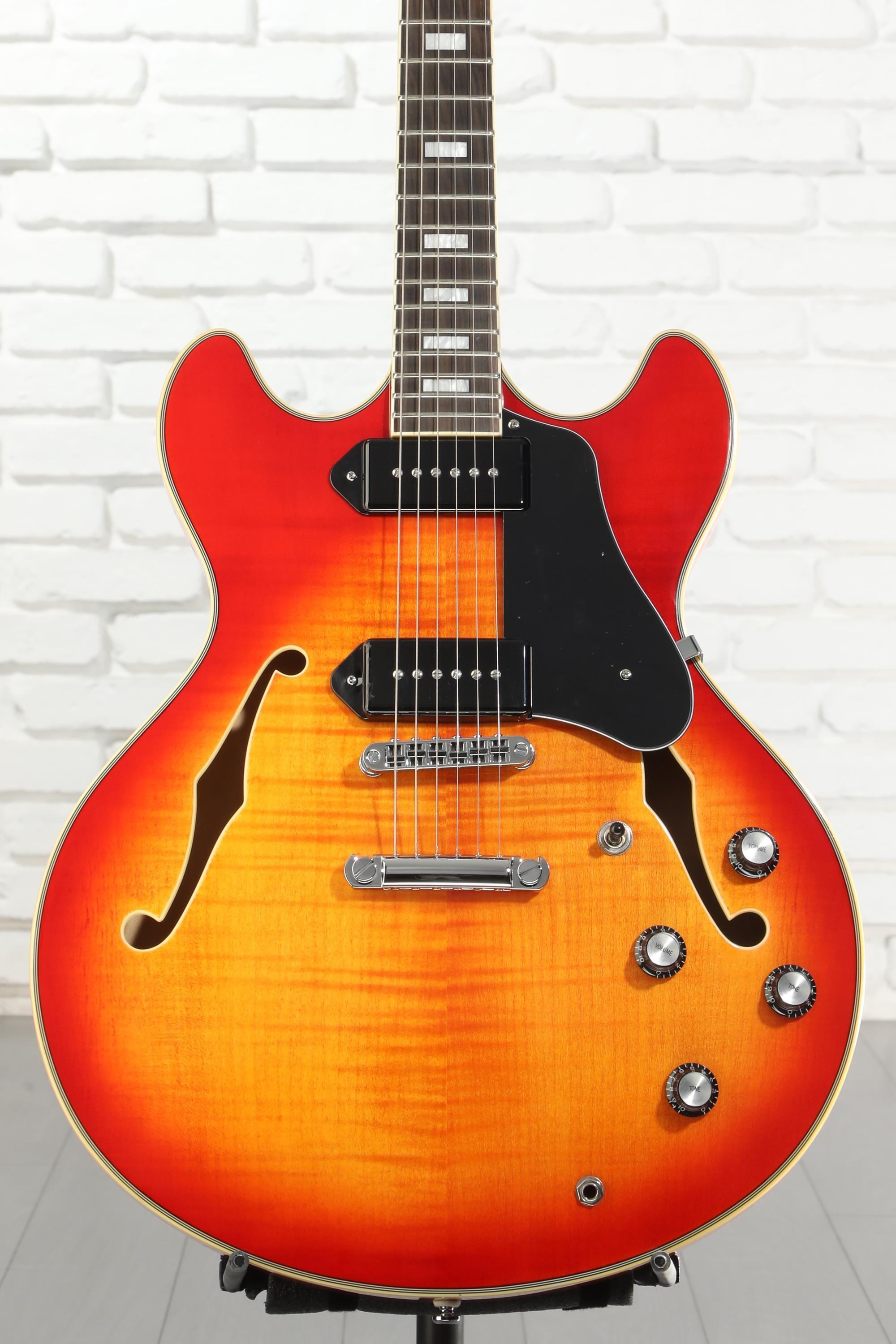 Sire Larry Carlton H7V Semi-hollowbody Electric Guitar - Cherry