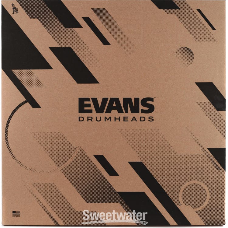 Evans EMAD Resonant Black Bass Drumhead - 22 inch