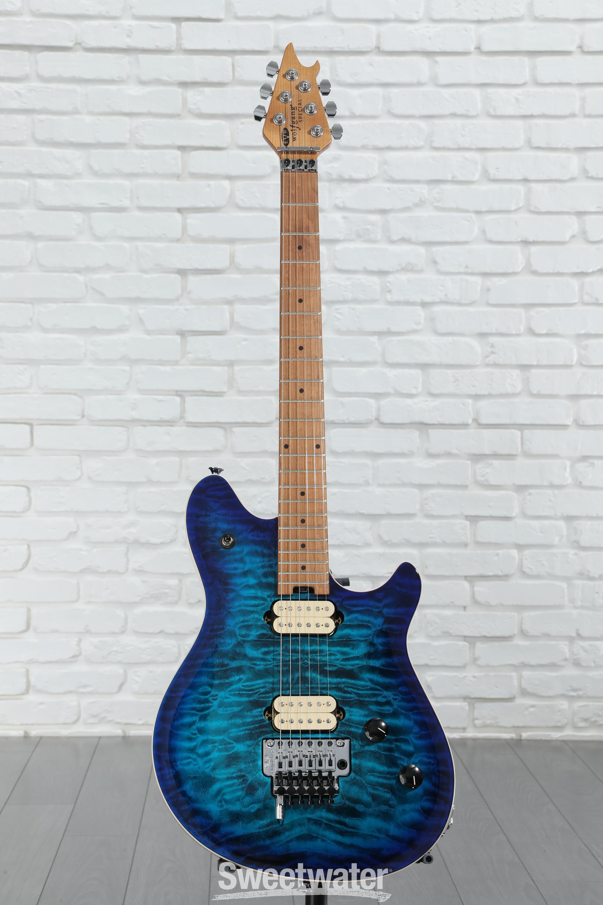 EVH Wolfgang Special QM Electric Guitar - Chlorine Burst with