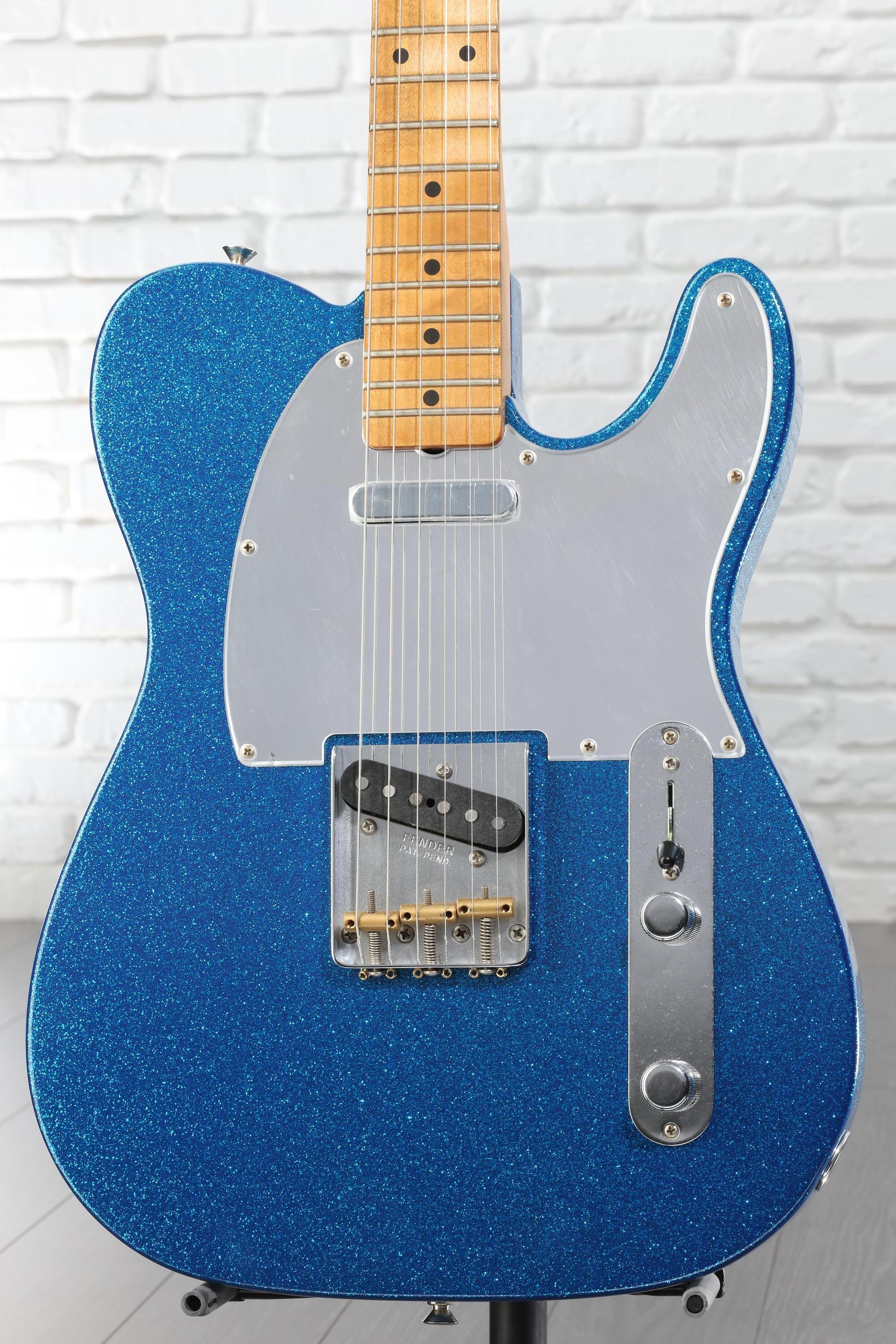 Fender J Mascis Telecaster - Bottle Rocket Blue Flake with Maple